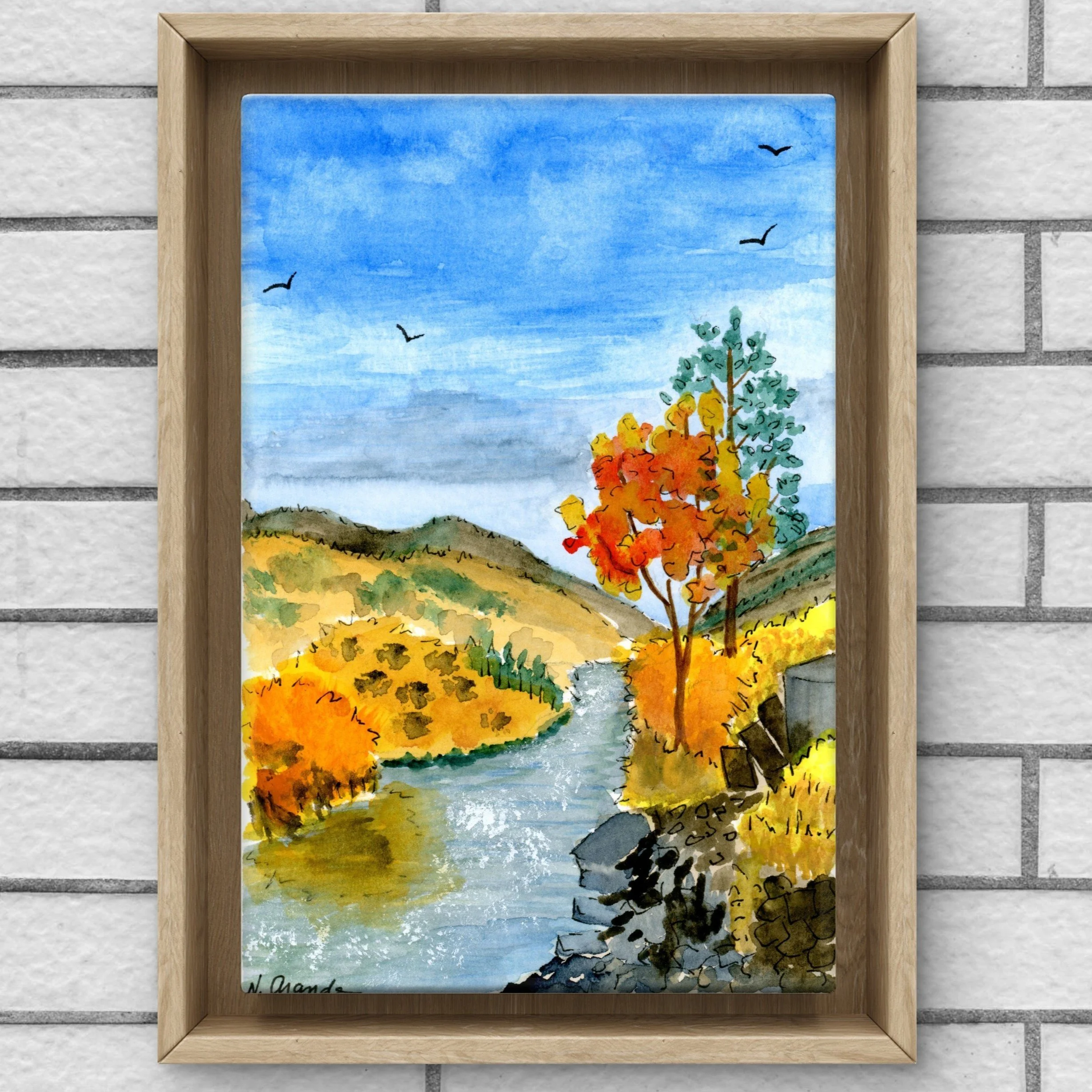 The River - print
