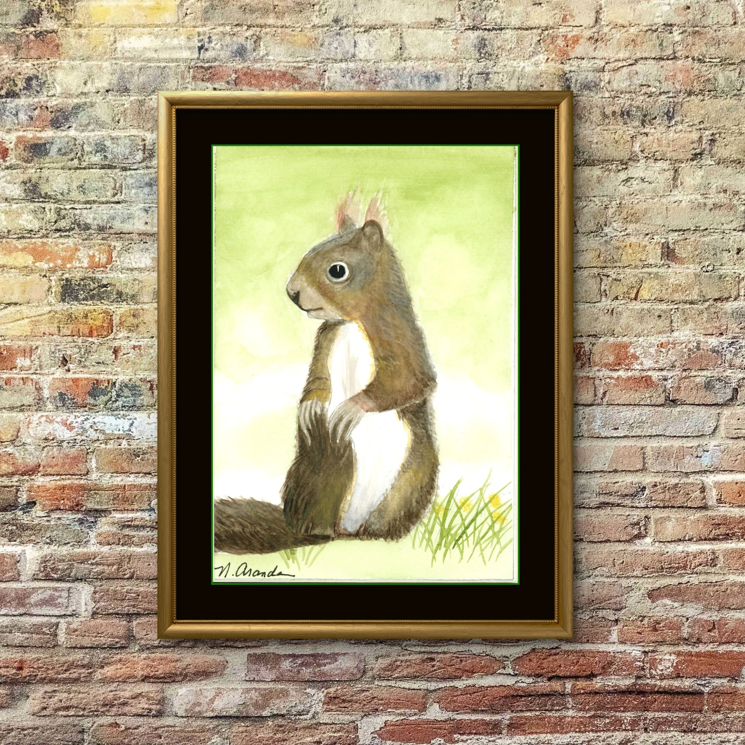 Squirrel - print