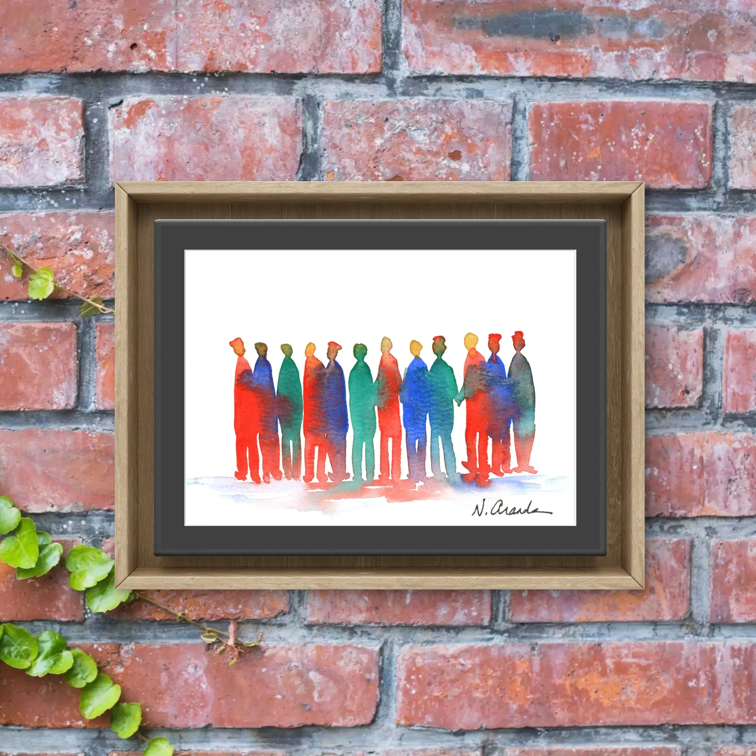 A Crowd of One - print
