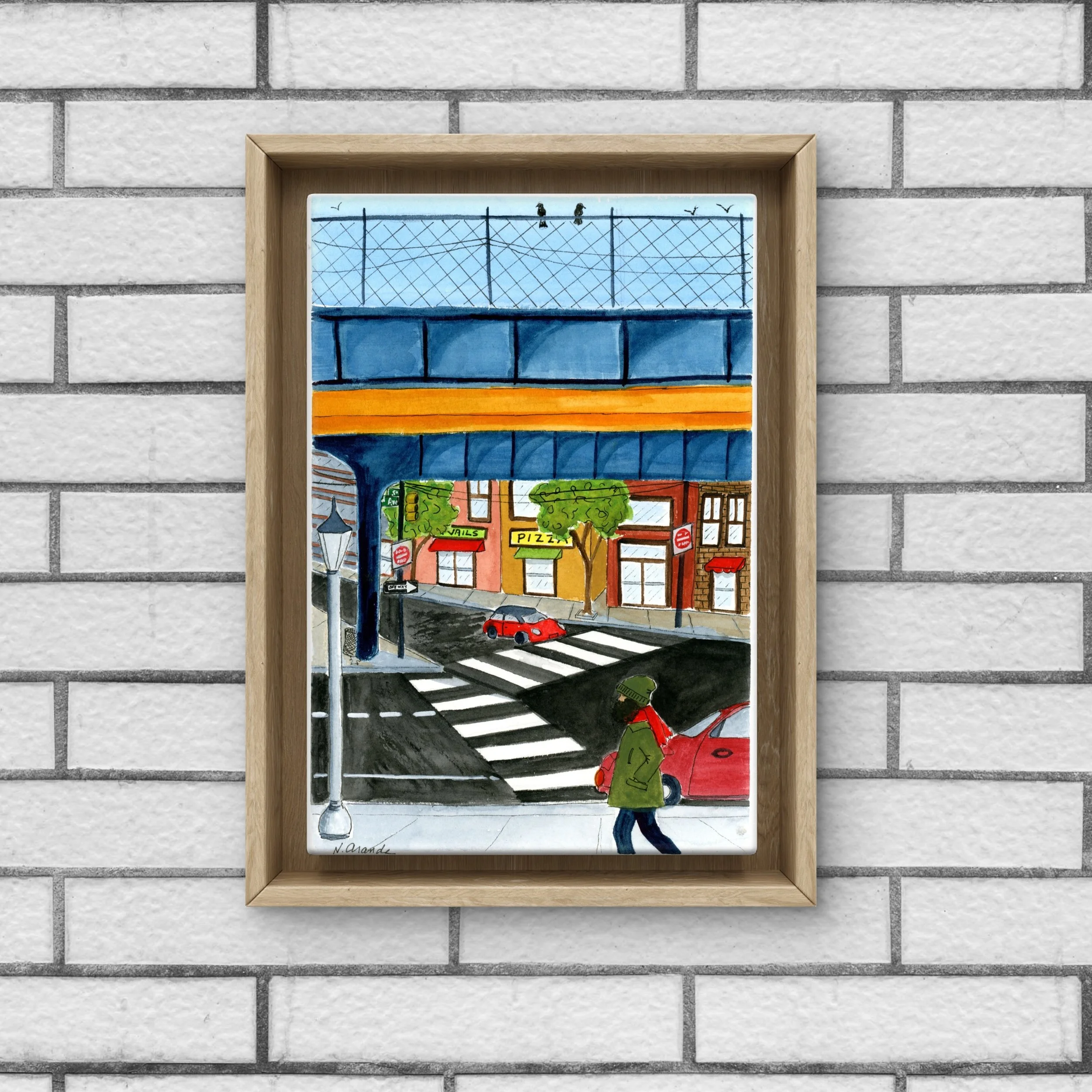 Under the El - print