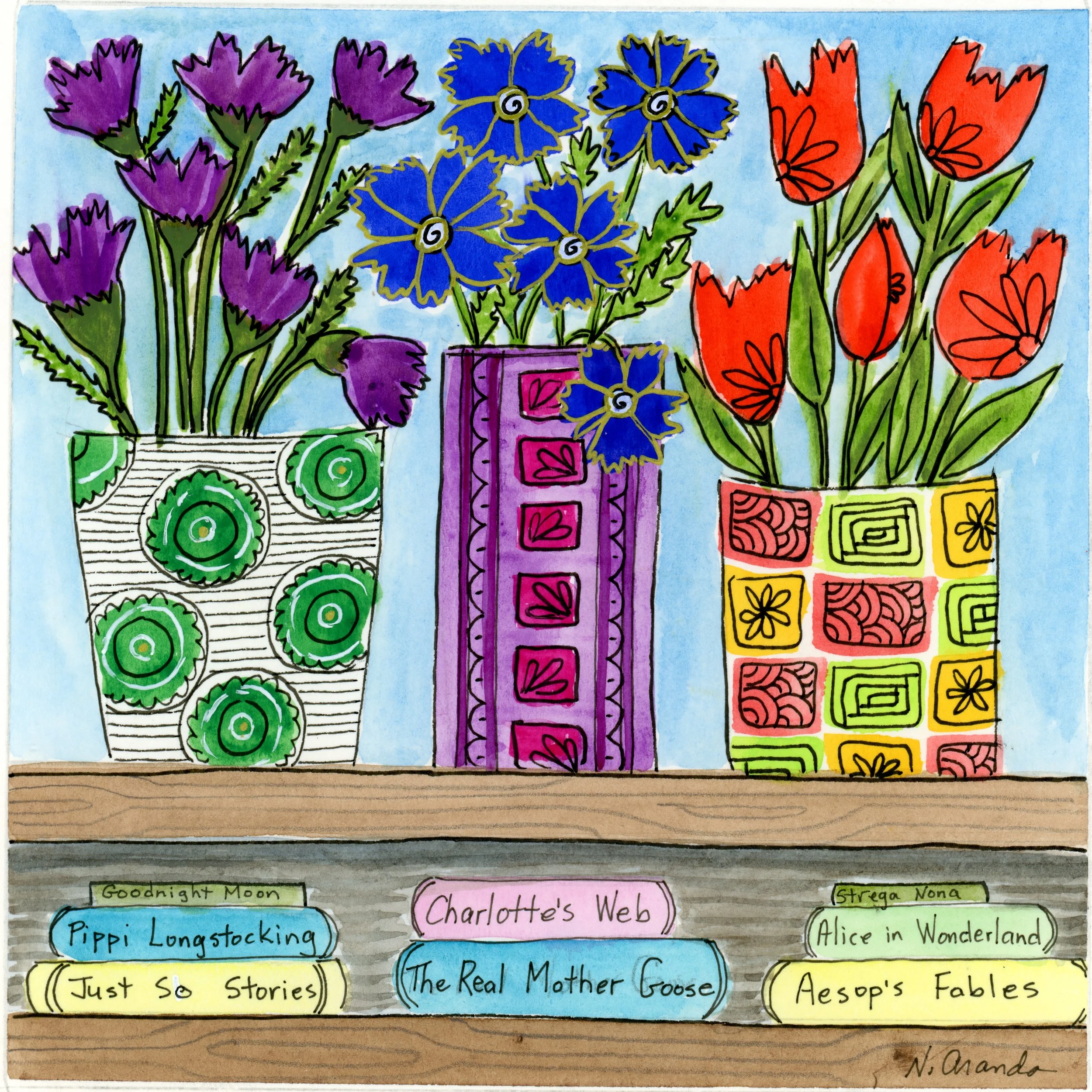 Flowers and Children's Classics