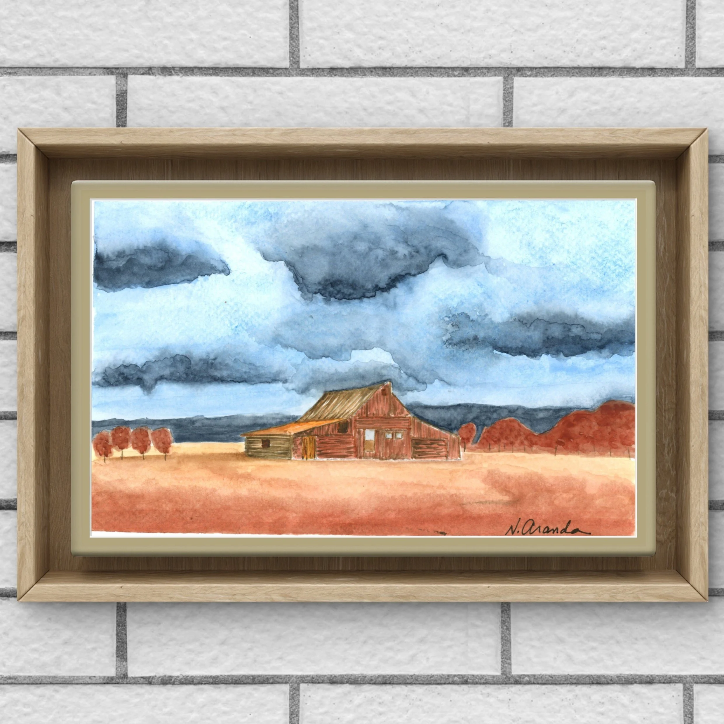 Frontier Cabin - print