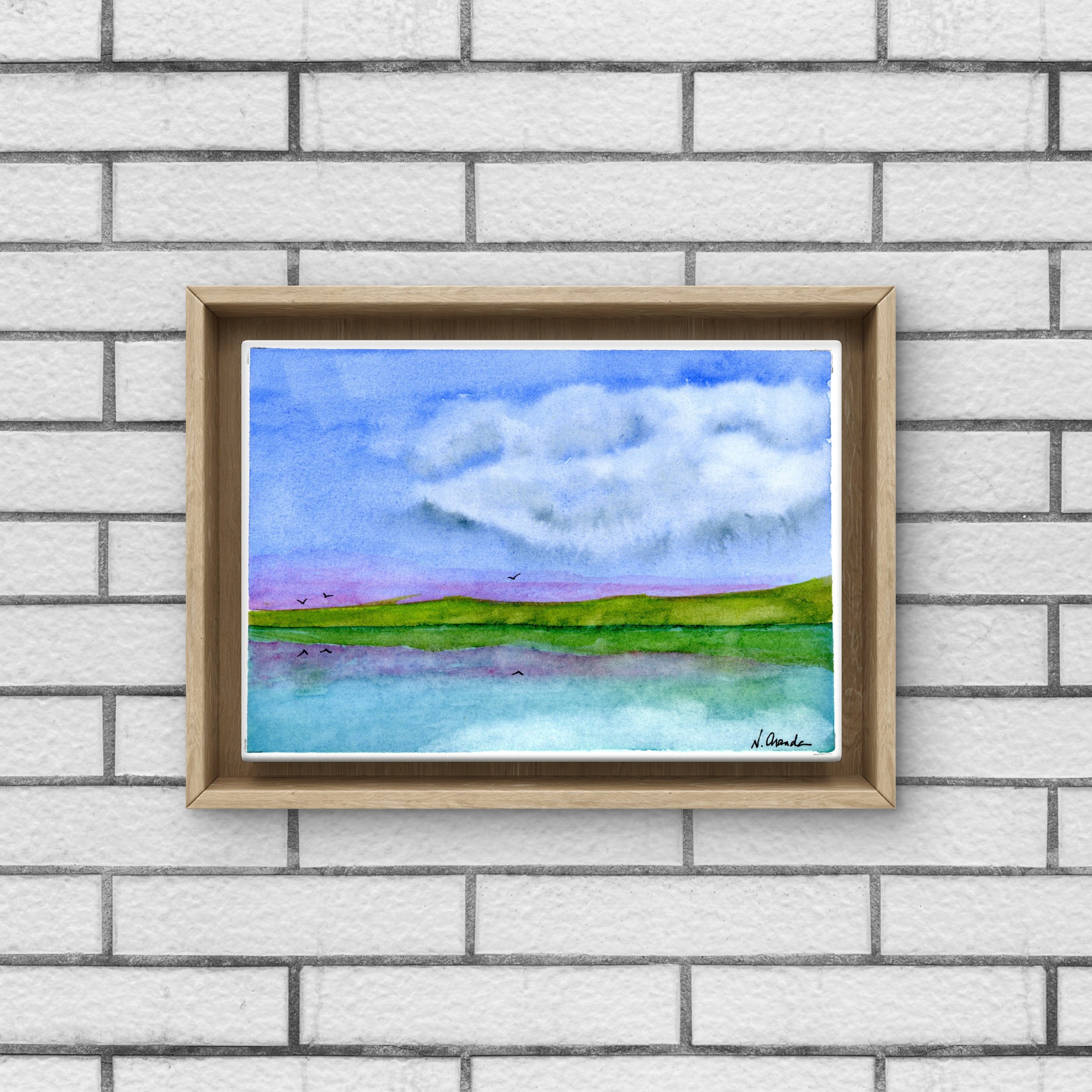 Dreaming at the Lake - print