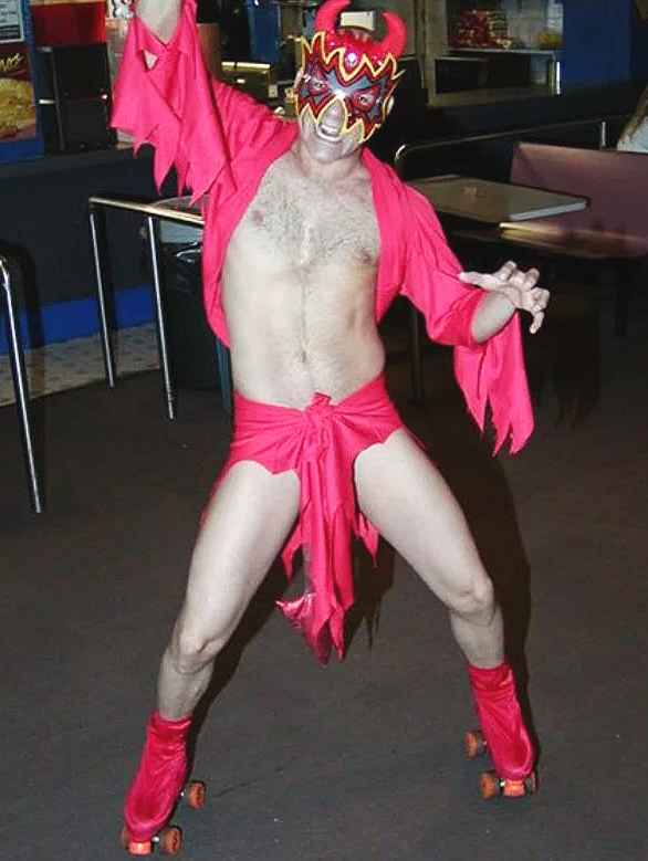 WE ALSO HOSTED "GAY SKATE" AT THE RAINBO RINK IN CHICAGO EVERY WEDNESDAY
