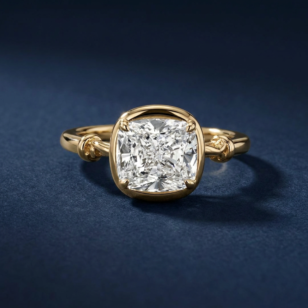 Keystone Initials Ring