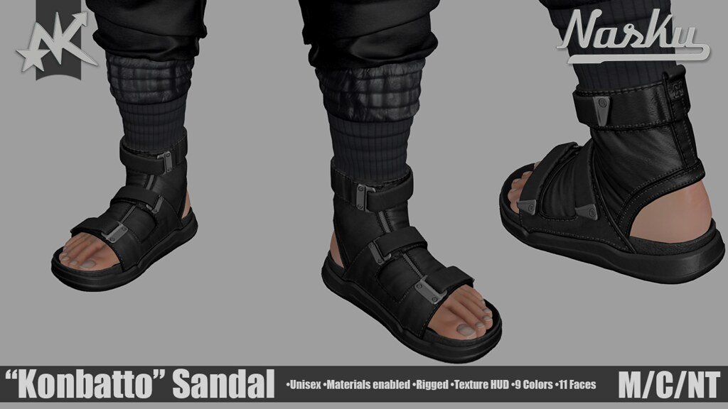 [Nasku] "Konbatto" Sandals