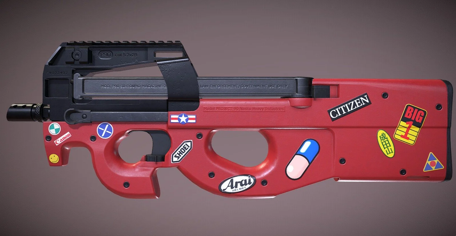 P90 Akira Themed

#akira #anime #3dmodelling #blender #p90