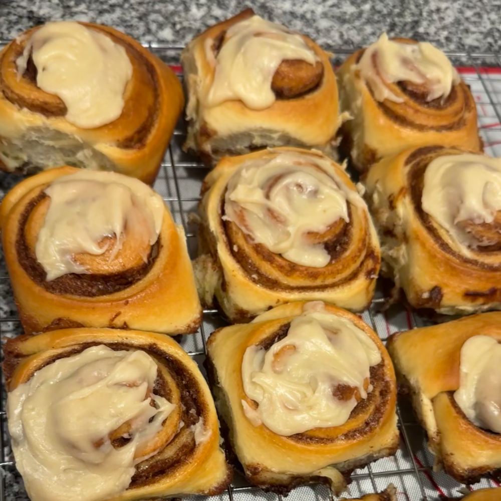 Brown Butter Glazed Cinnamon Roll
