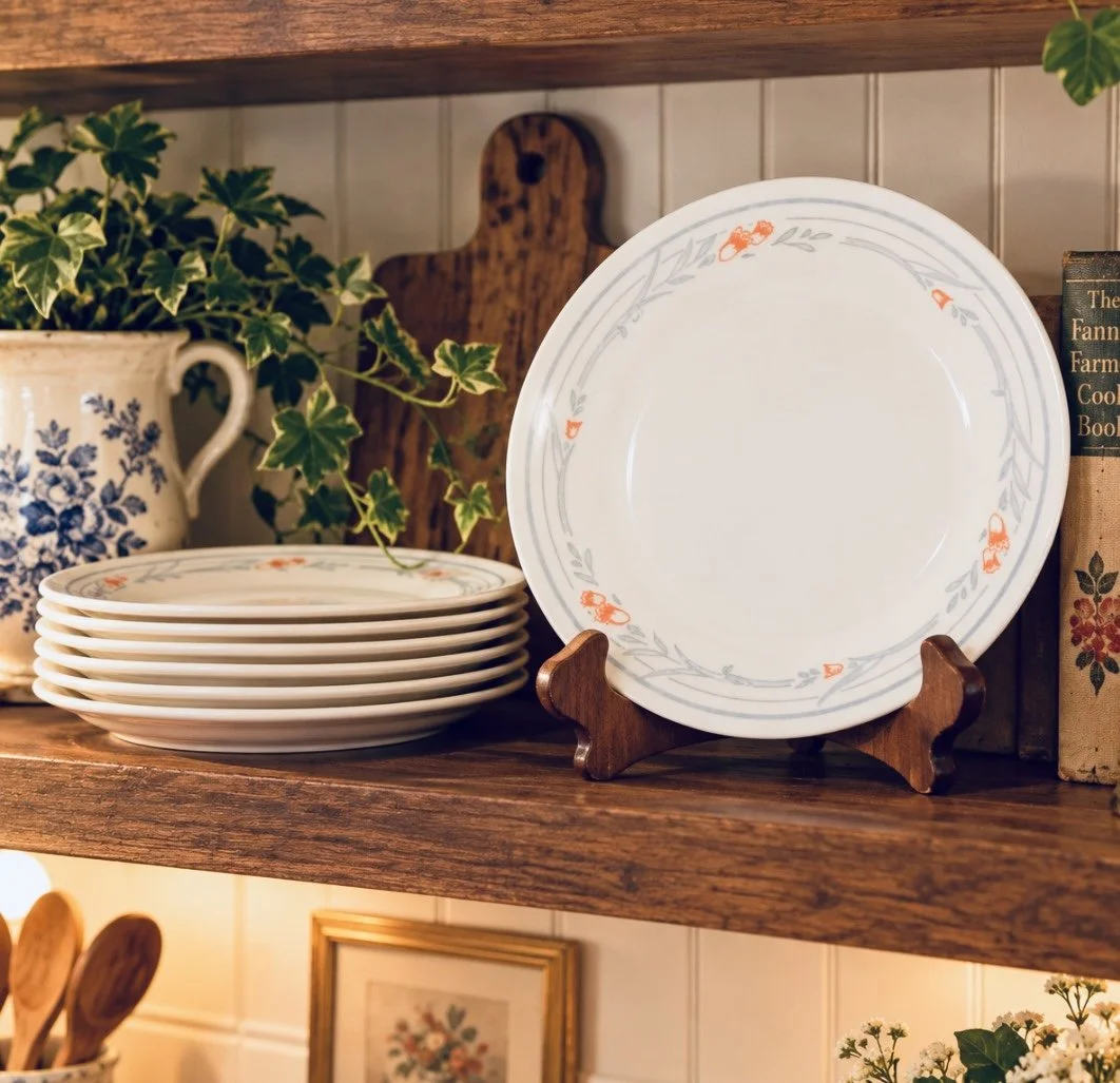 Dinner & Salad Plates Rose Tulip Corelle - Sold Individually