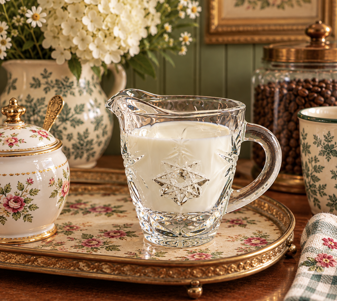 Glass Creamer Anchor Hocking, USA