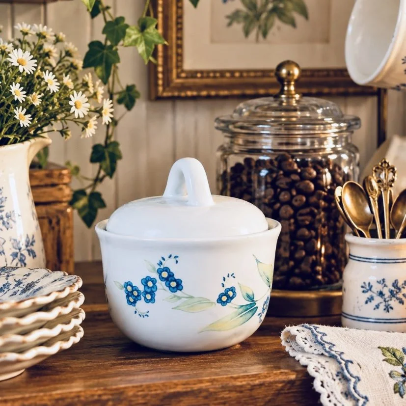 My Garden Sugar Bowl with Lid Corelle Coordinates