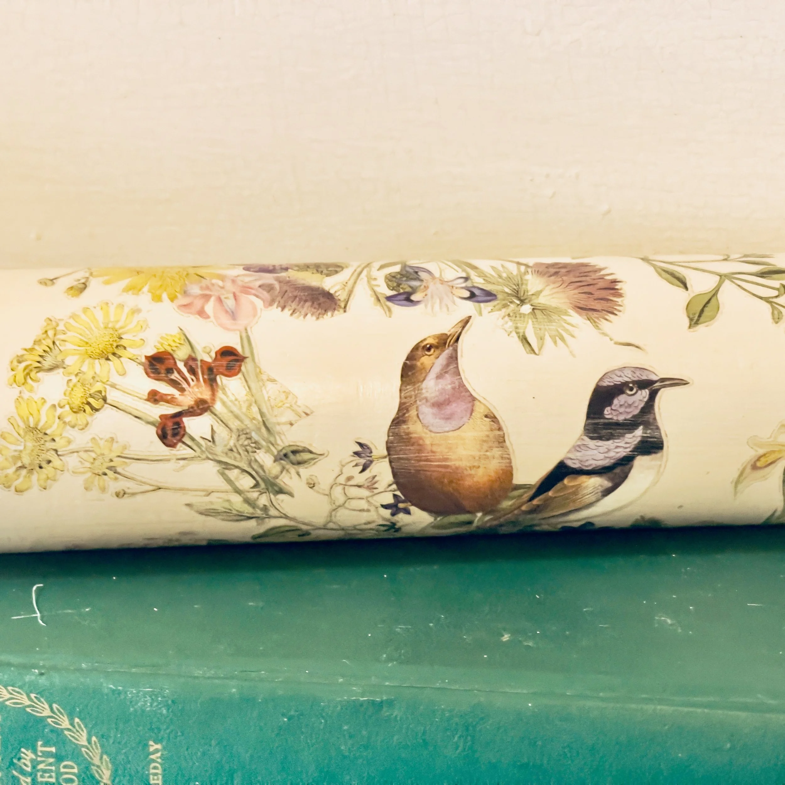 Charming Vintage Summer to Fall Rolling Pin