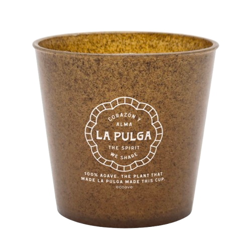 upcycled agave fiber cup, biodegradable cup, upcycled materials