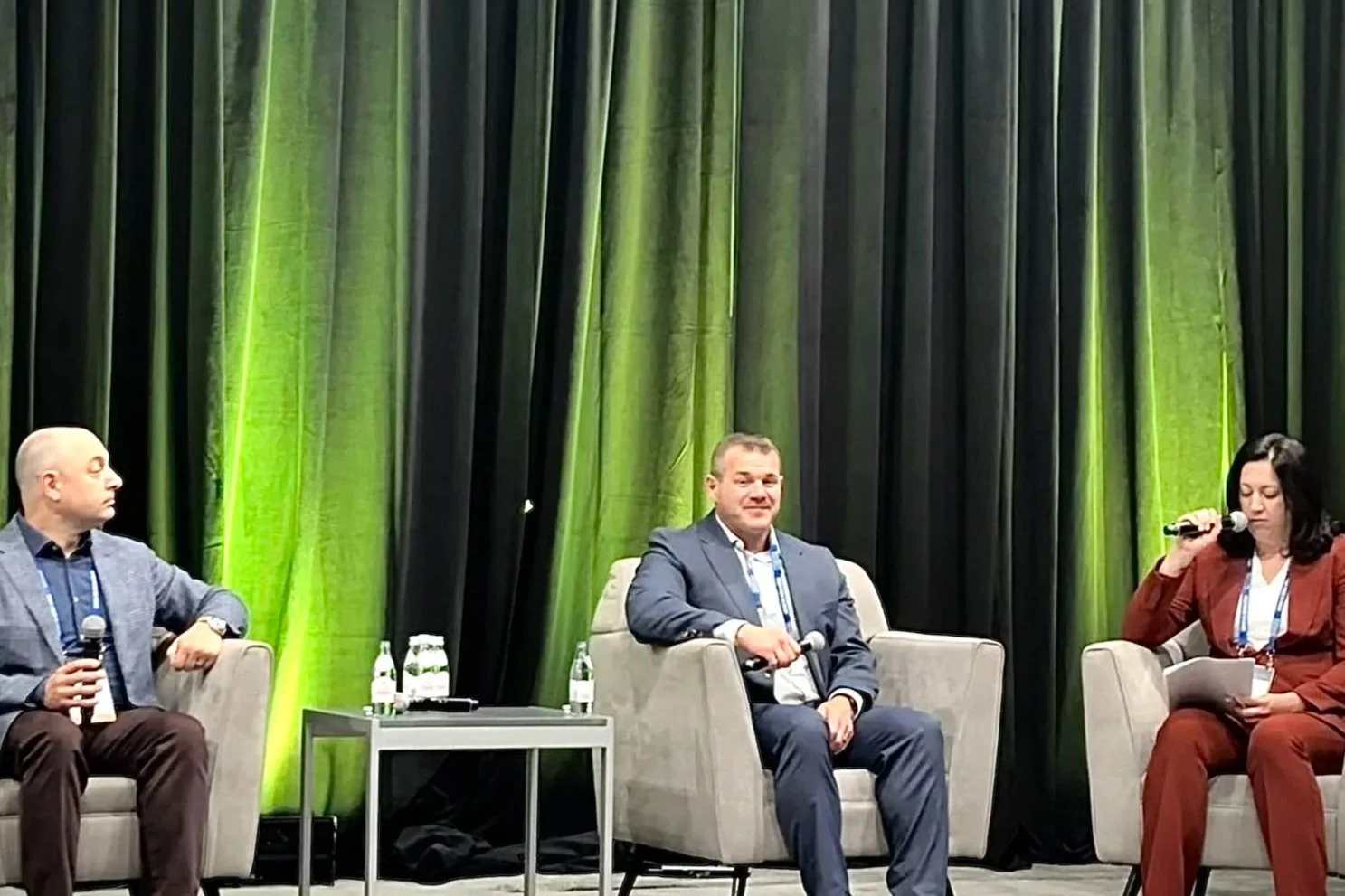Danielle interviewing Enbridge Directors about midstream projects