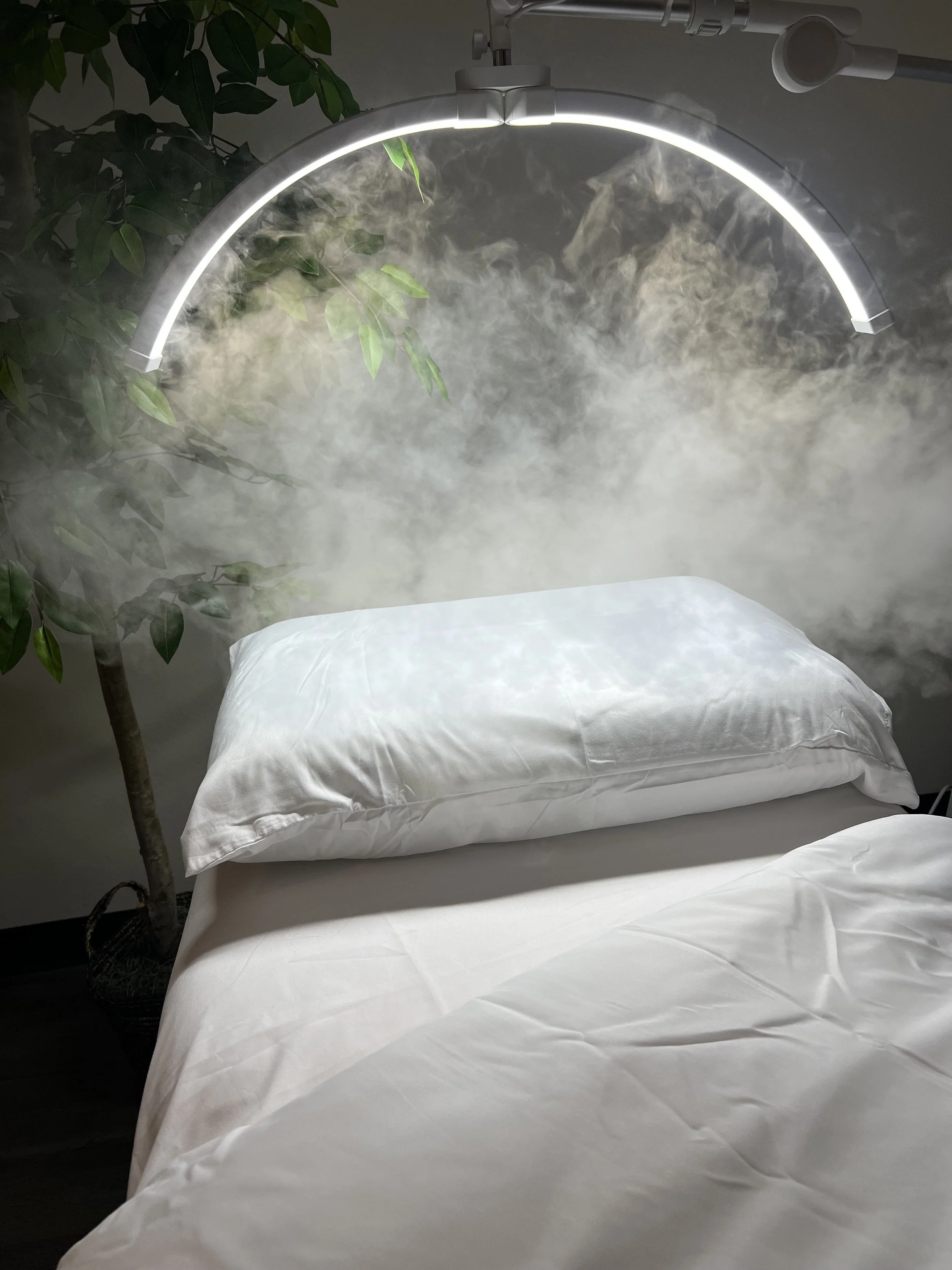 el monte bed set up for facial with steam, el monte korean lash lift, el monte brow lamination