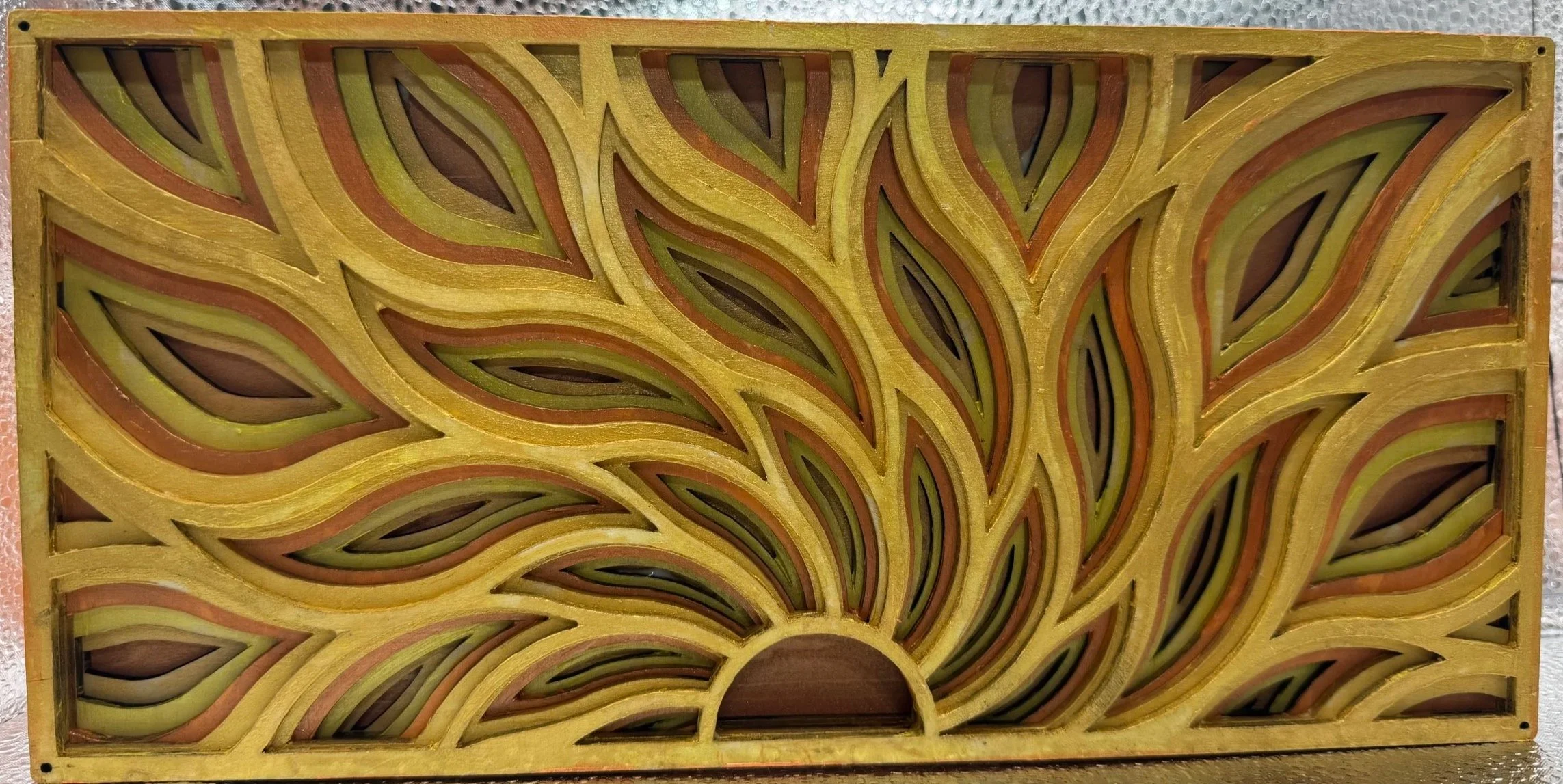 Mixed Media Art Piece - Sun