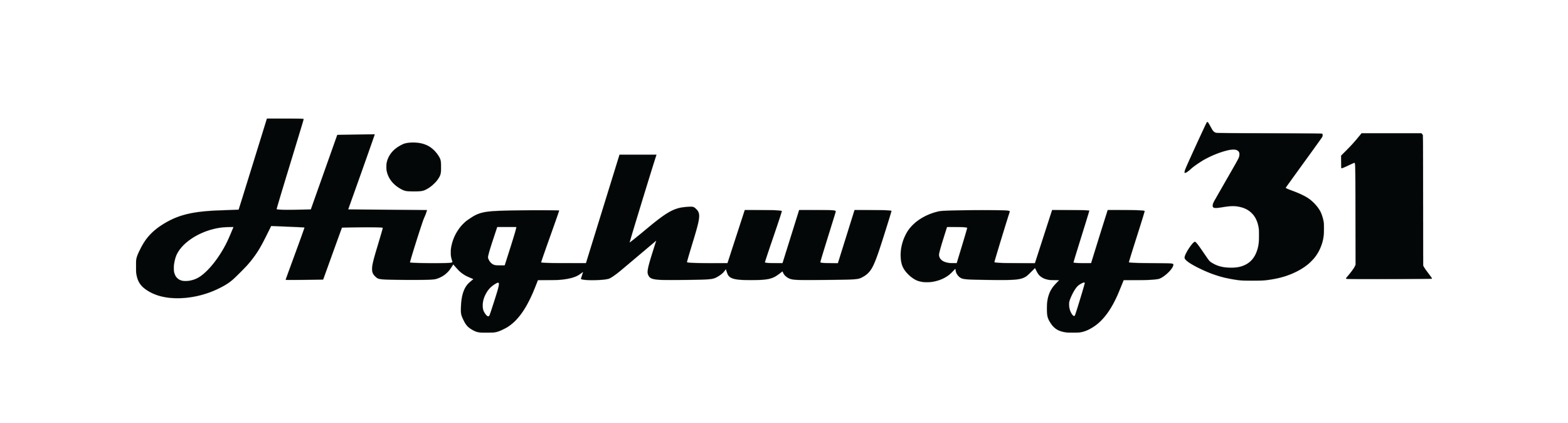 Highway 31 "vertical script" logo, written in black "magneto" cursive script on a transparent background.