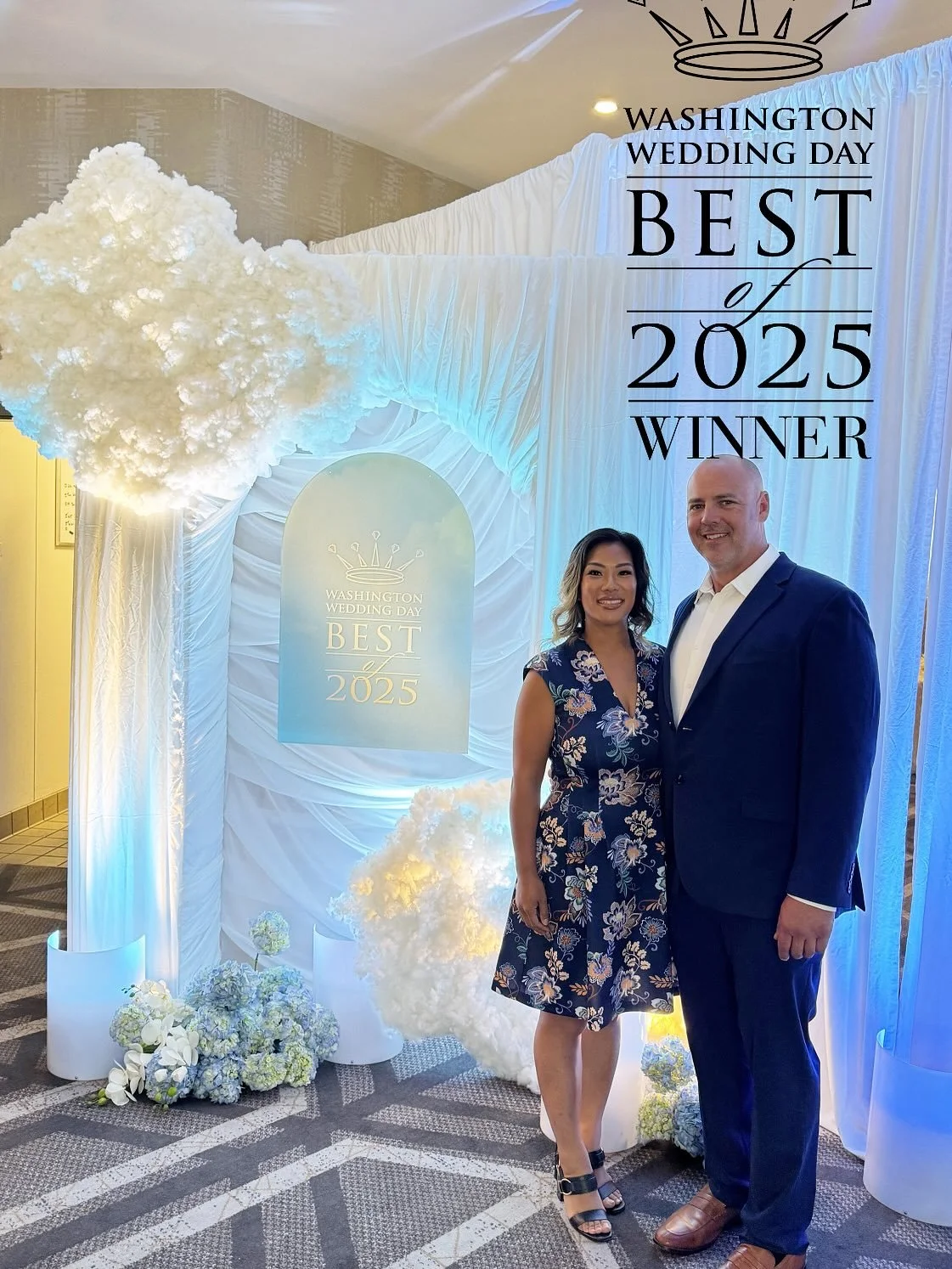 It&rsquo;s been a whirlwind the last couple of weeks! Ryan and I are so honored to be voted by our peers in the wedding industry as @washingtonweddingday &ldquo;Best Installation Design&rdquo;. It&rsquo;s our first award! We strive to improve with ea