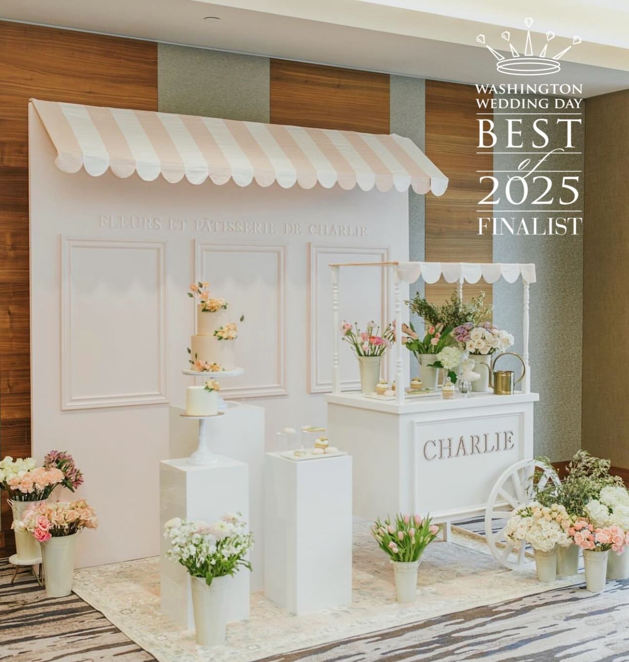I am so elated to be a finalists in 3 categories for @washingtonweddingday. Round 2 of voting is open to other event professionals until March 7th. If you and I have worked together before, I would love your support!  Even if we have not had the chan