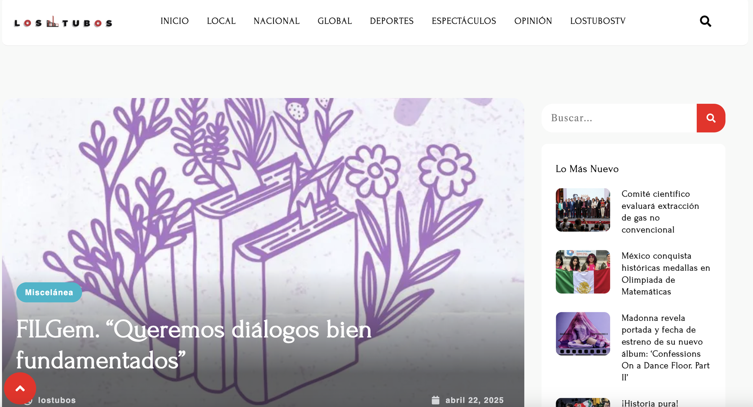 Nota en Los Tubos, Monterrey, 2025.