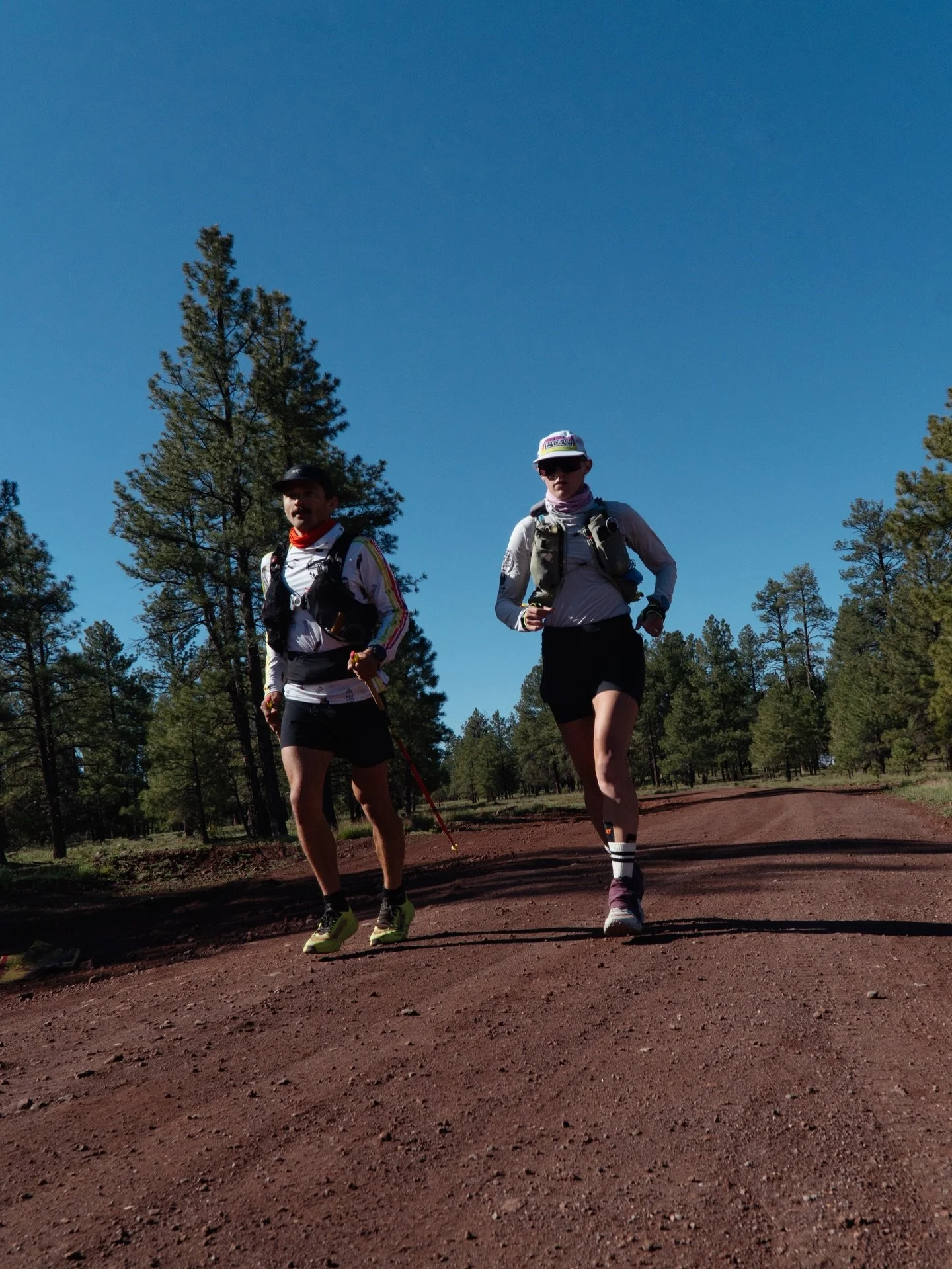 COCODONA 250 // DAY 3
&bull;
Here. to. race. 🫡 
We&rsquo;re in the thick of it now and the women&rsquo;s race has been on fire!
&bull;
Kat began the morning in Sedona and is now approaching the Walnut Canyon aid at mile 227.
With less than 30 to go 