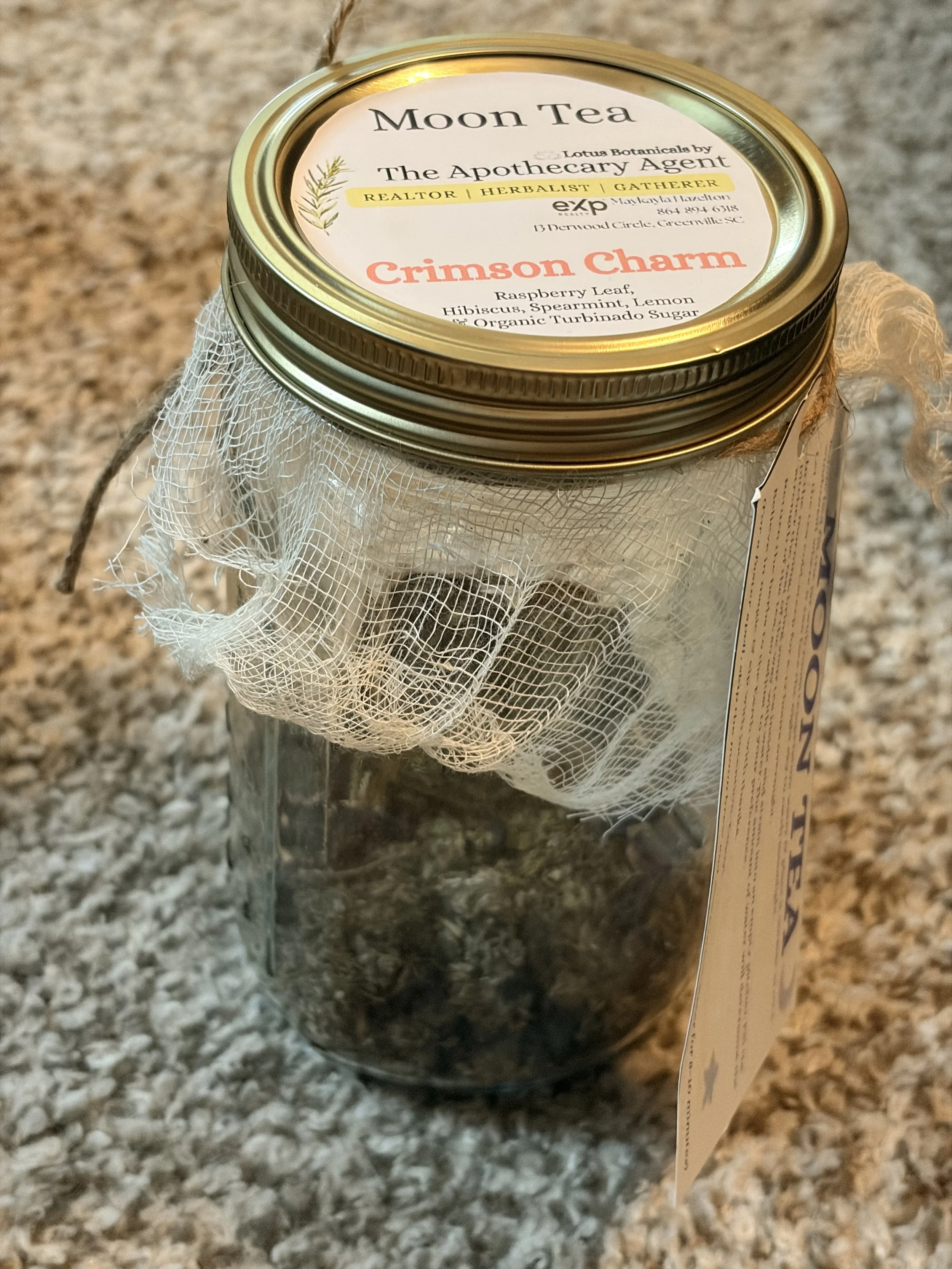 Crimson Charm Moon Tea