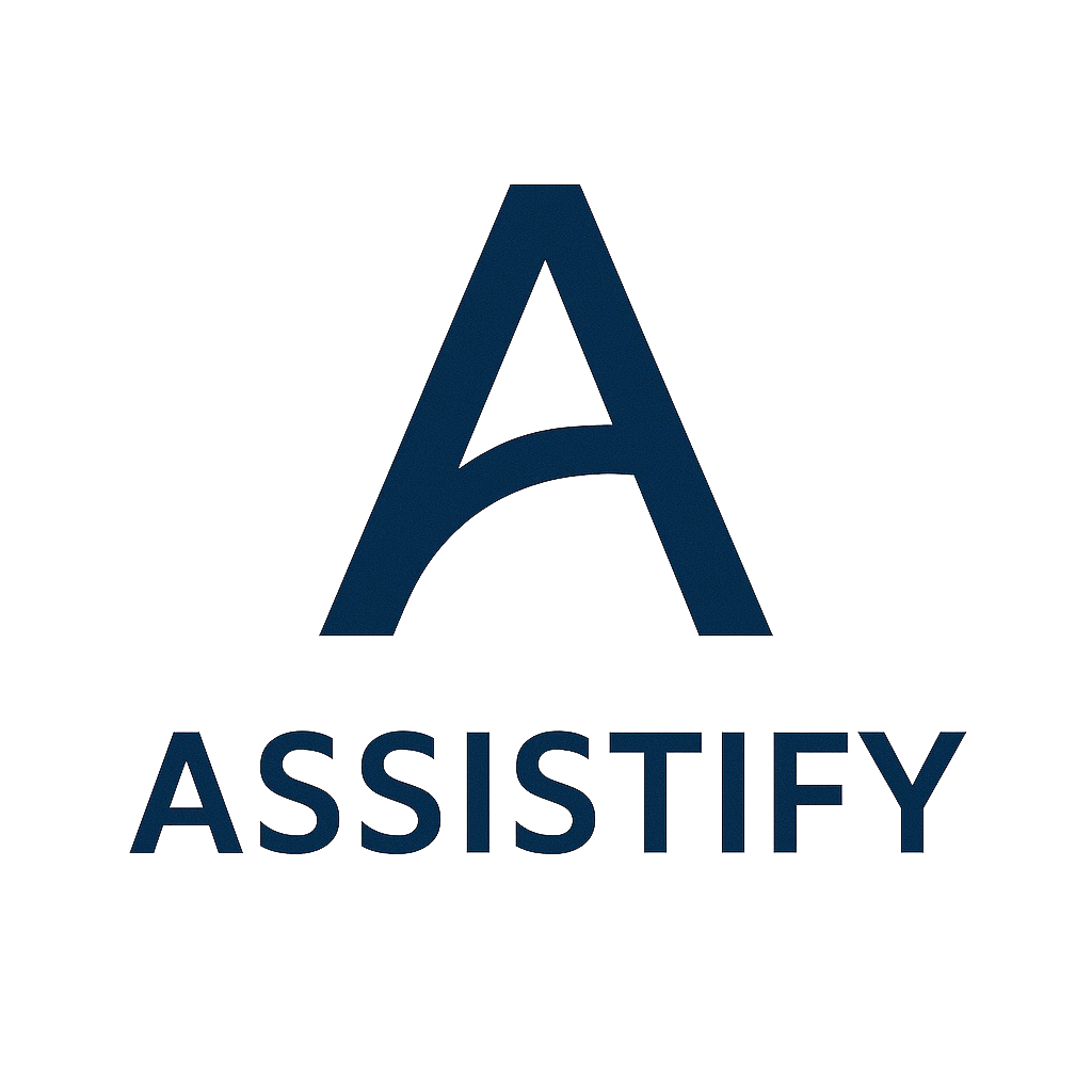 Logo with a stylized letter A and the word ASSISTIFY underneath.