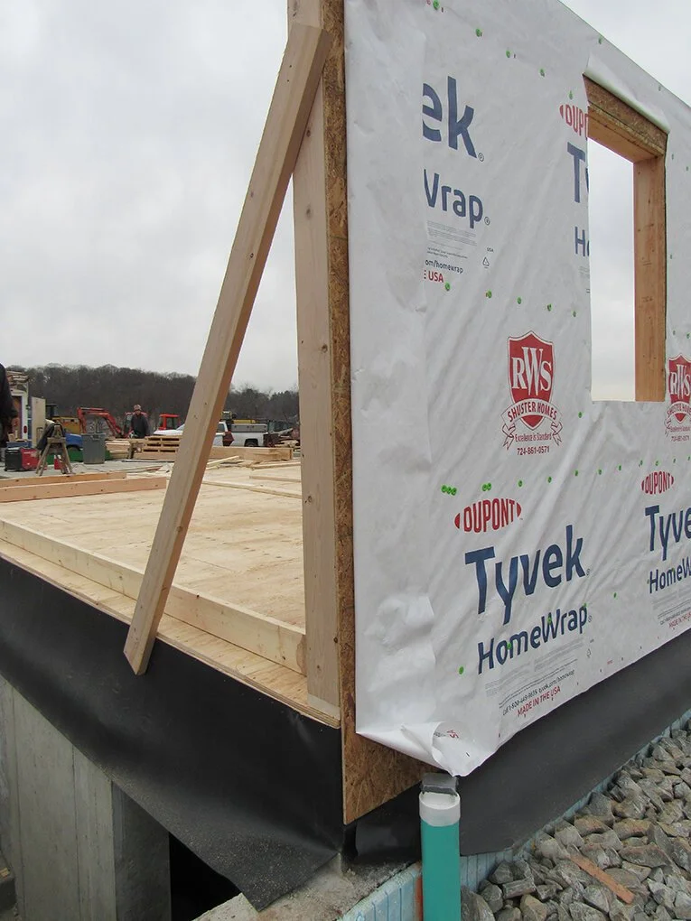 7/16” OSB board exterior walls 