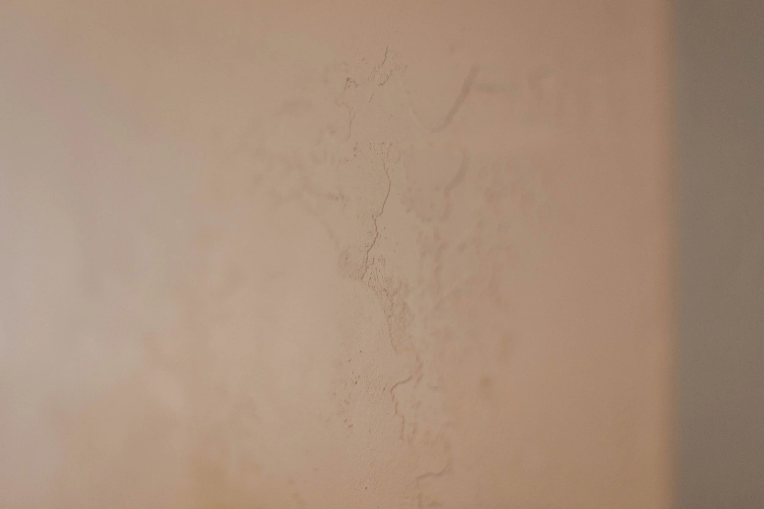 Hard-coat plaster with textured finish