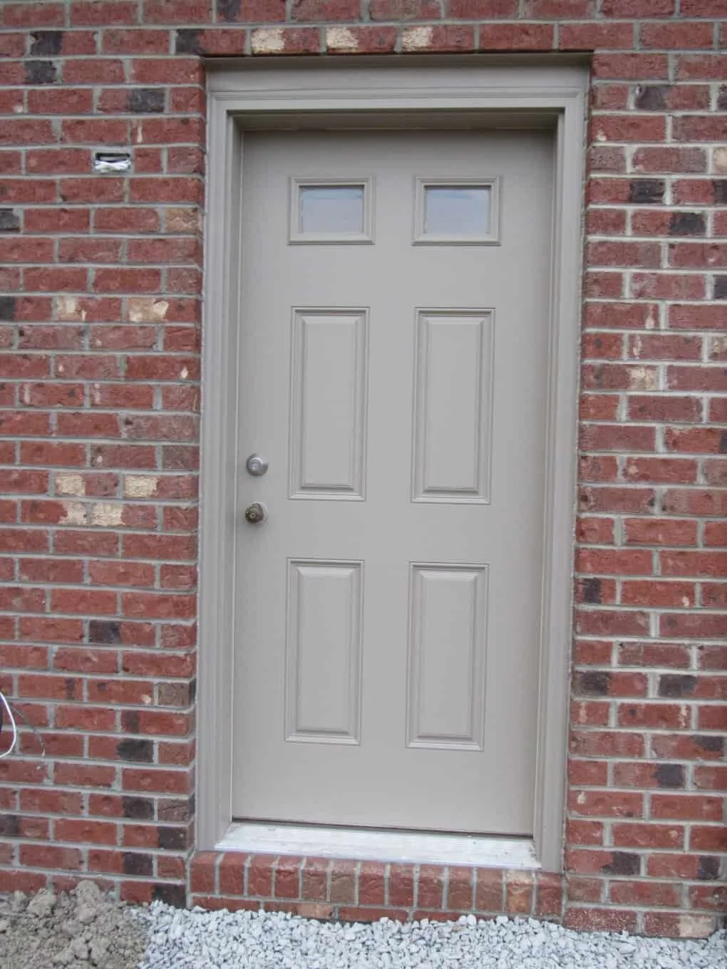 Fiberglass smooth exterior doors – painted to your color selection
