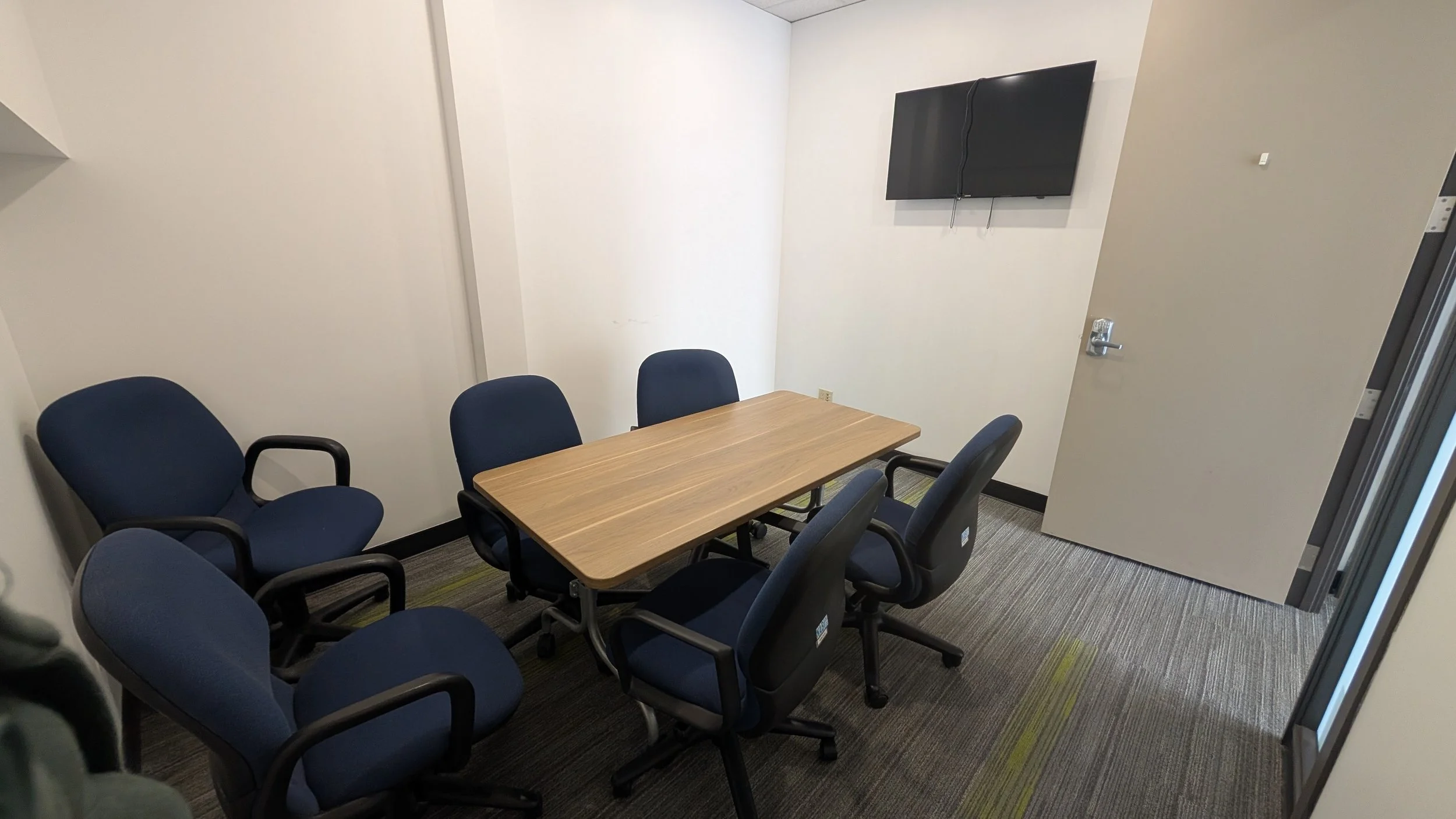 One of two board rooms available to rent
