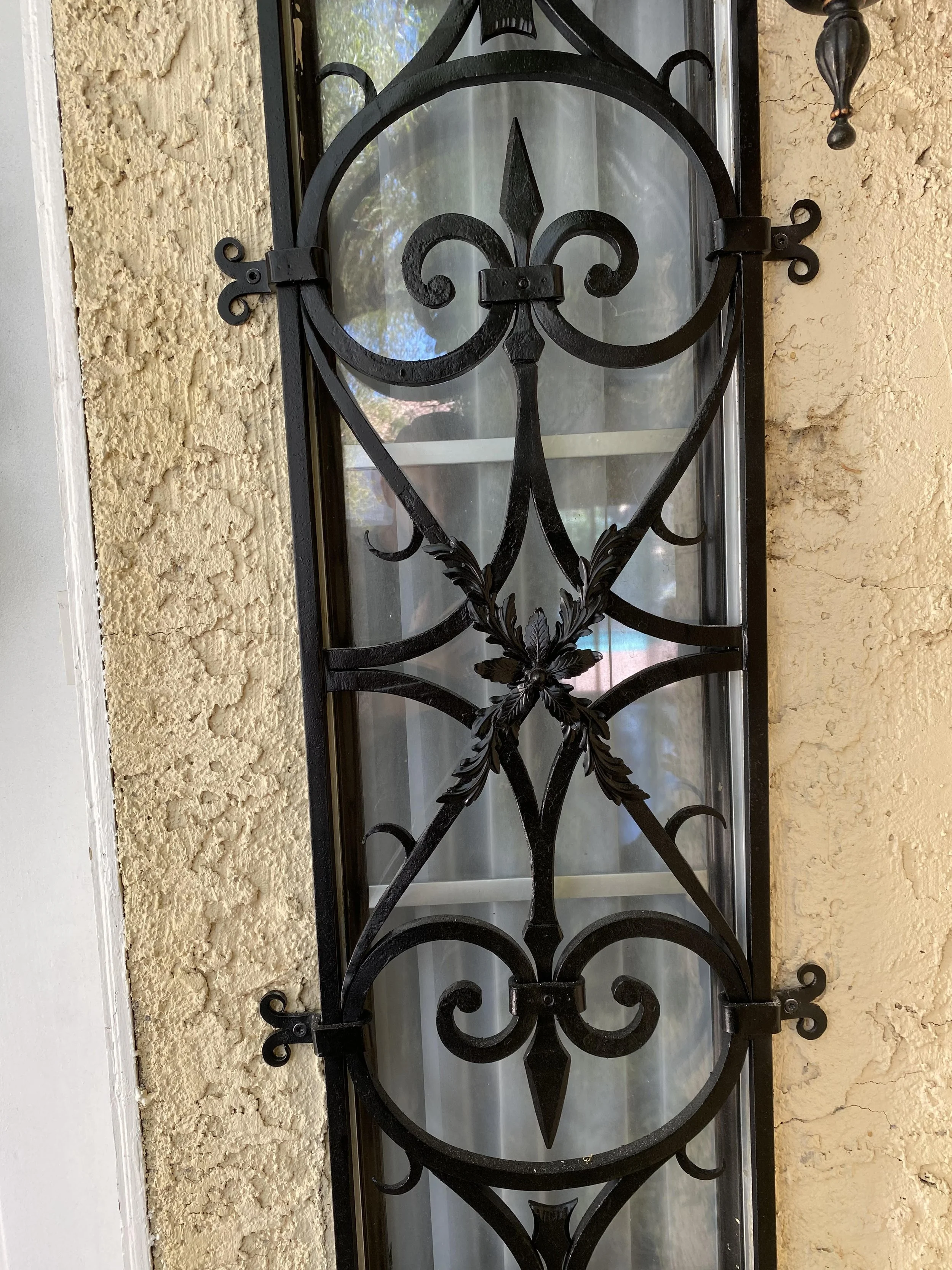 Window Grills (close-up)- Forged in steel. LV