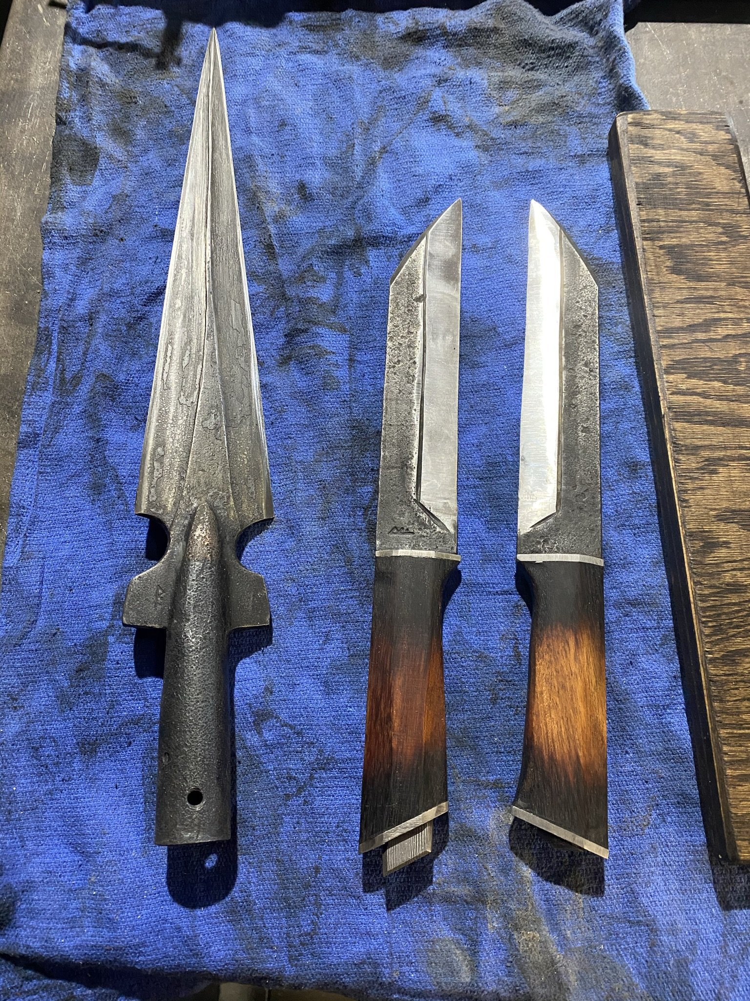 Viking Boar Spear and Seax