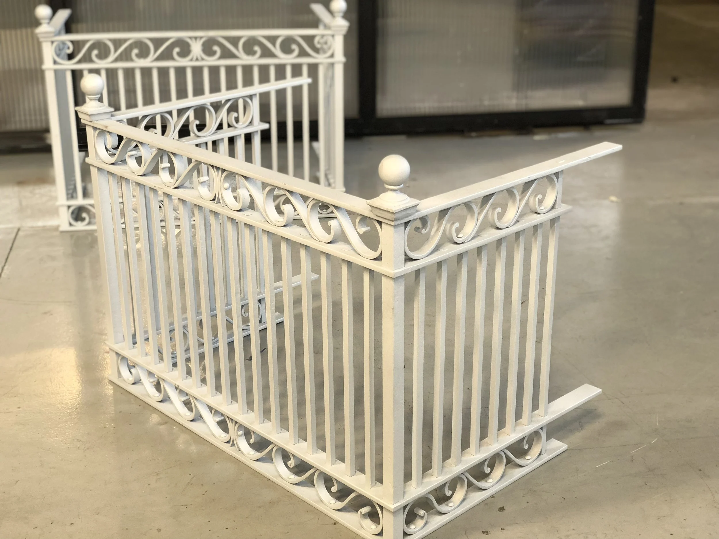 Romeo / Juliet Balconies - Forged and fabricated steel. NYC