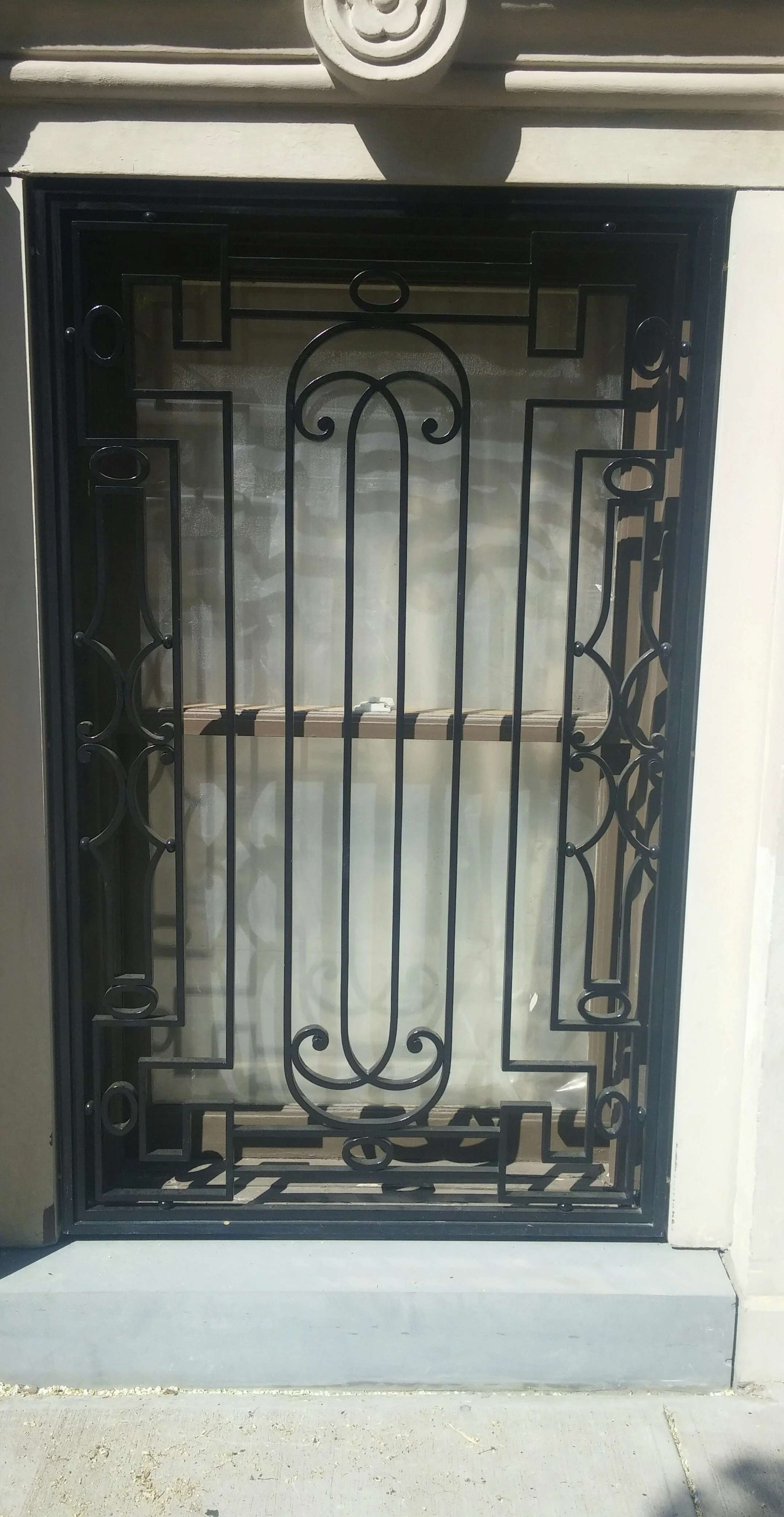 Forged Window Grill - For former mayor Bloomberg's estate, part of many pieces. NYC