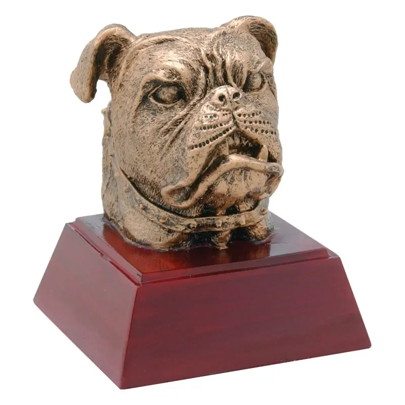 Bulldog Small Resin Trophy