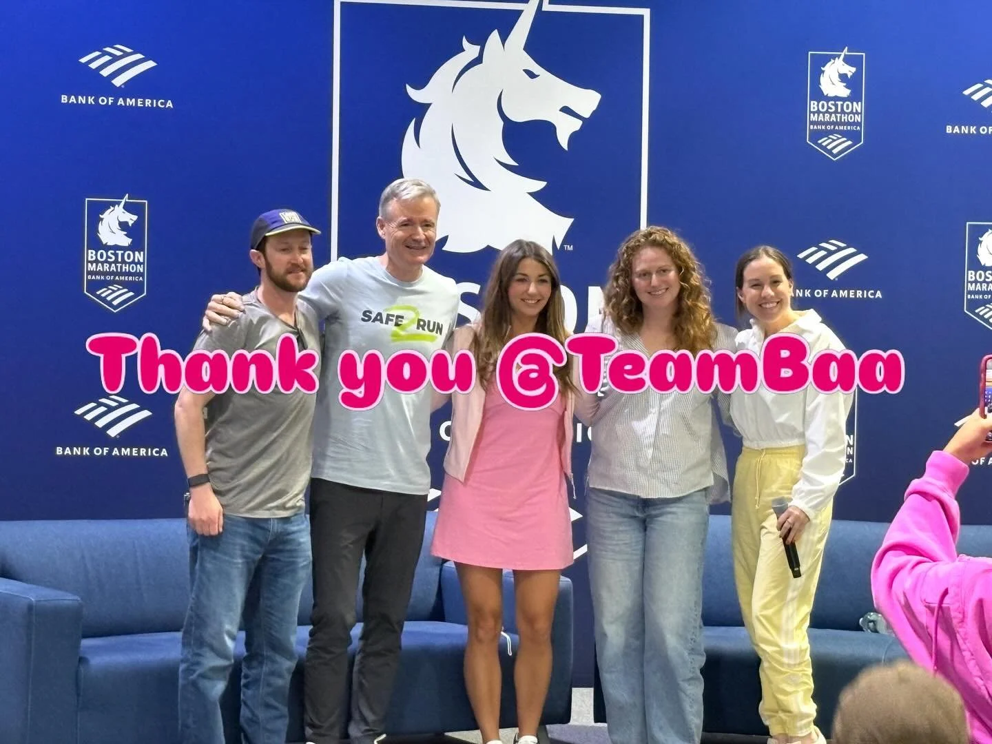 Consider #Safe2Run formally on the agenda for the 🇺🇸 running community after yesterday&rsquo;s Expo panel at the historic @bostonmarathon &hellip; Now we&rsquo;ve got 26.2 to 🏃&zwj;♂️ on Monday! 

If you missed the panel, please check out www.Safe