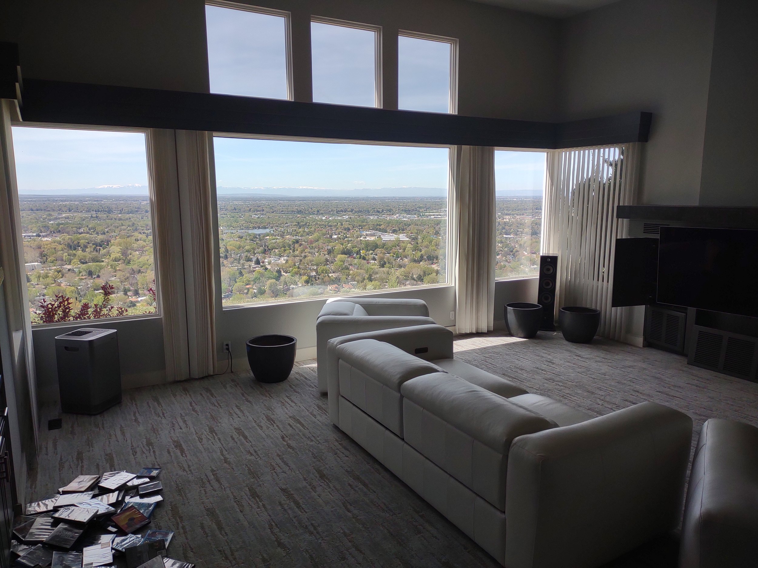 Pre installation view of a residential interior in the Quail Ridge project.