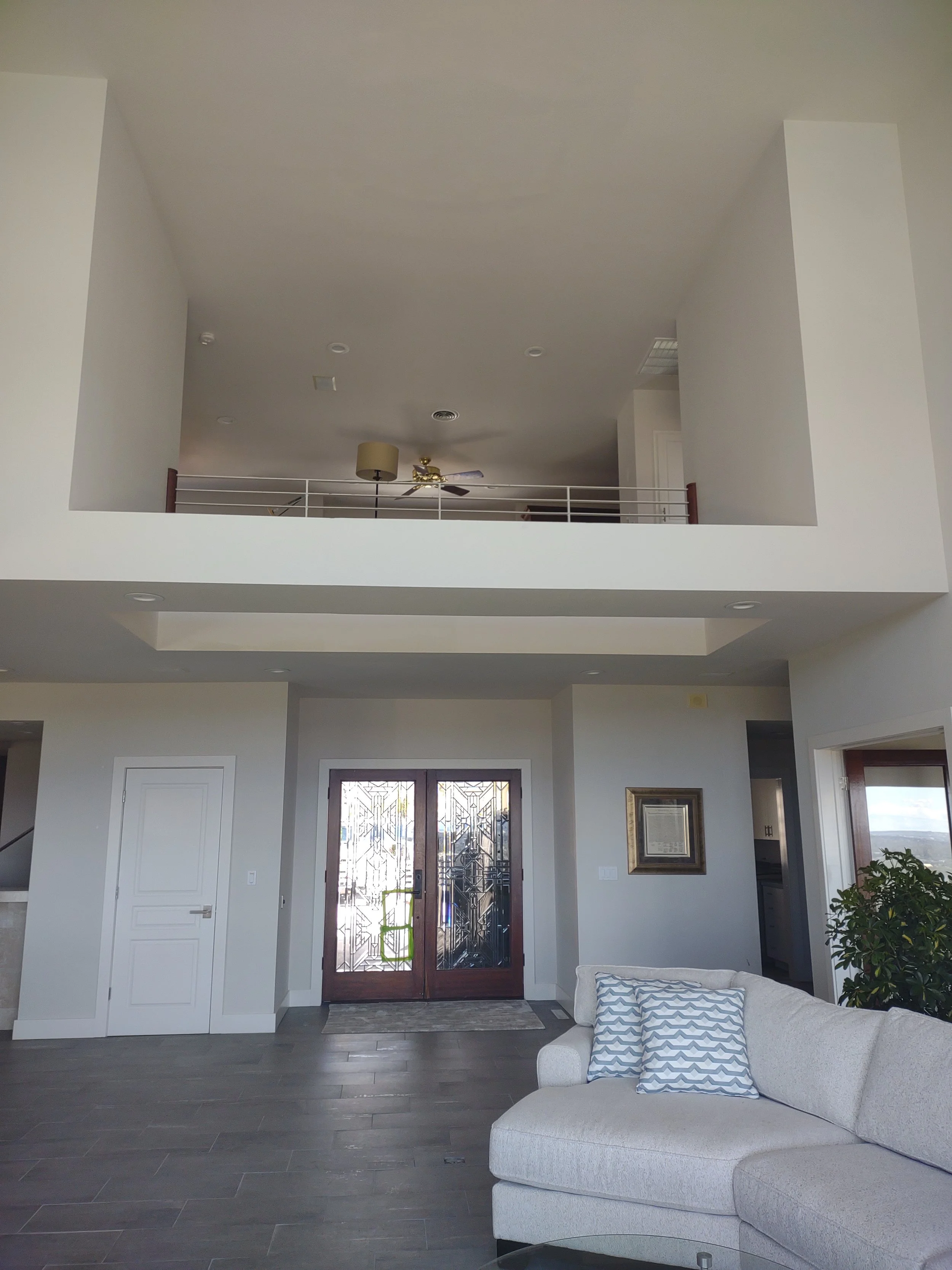 Quail Ridge residential project before indoor plant installation