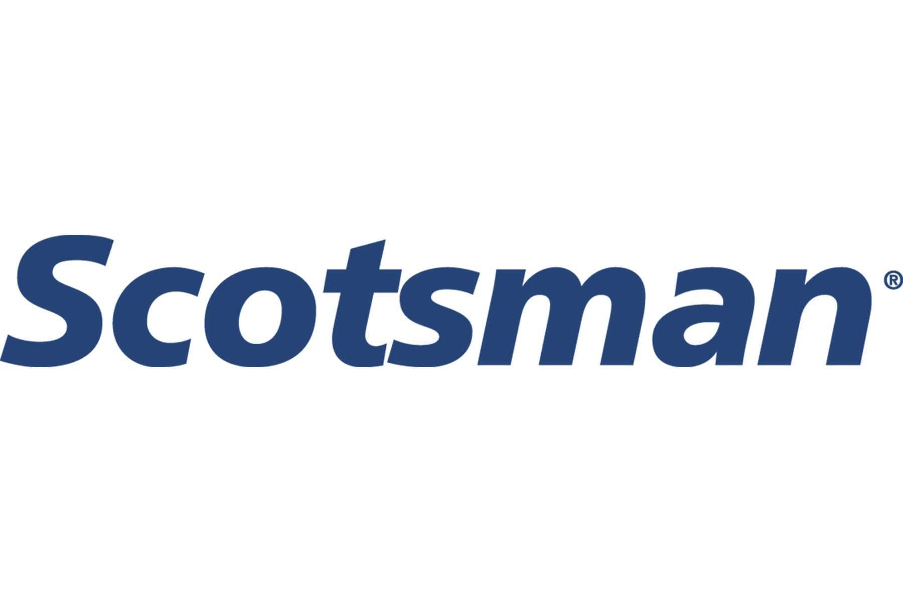 Scotsman logo in navy blue text.