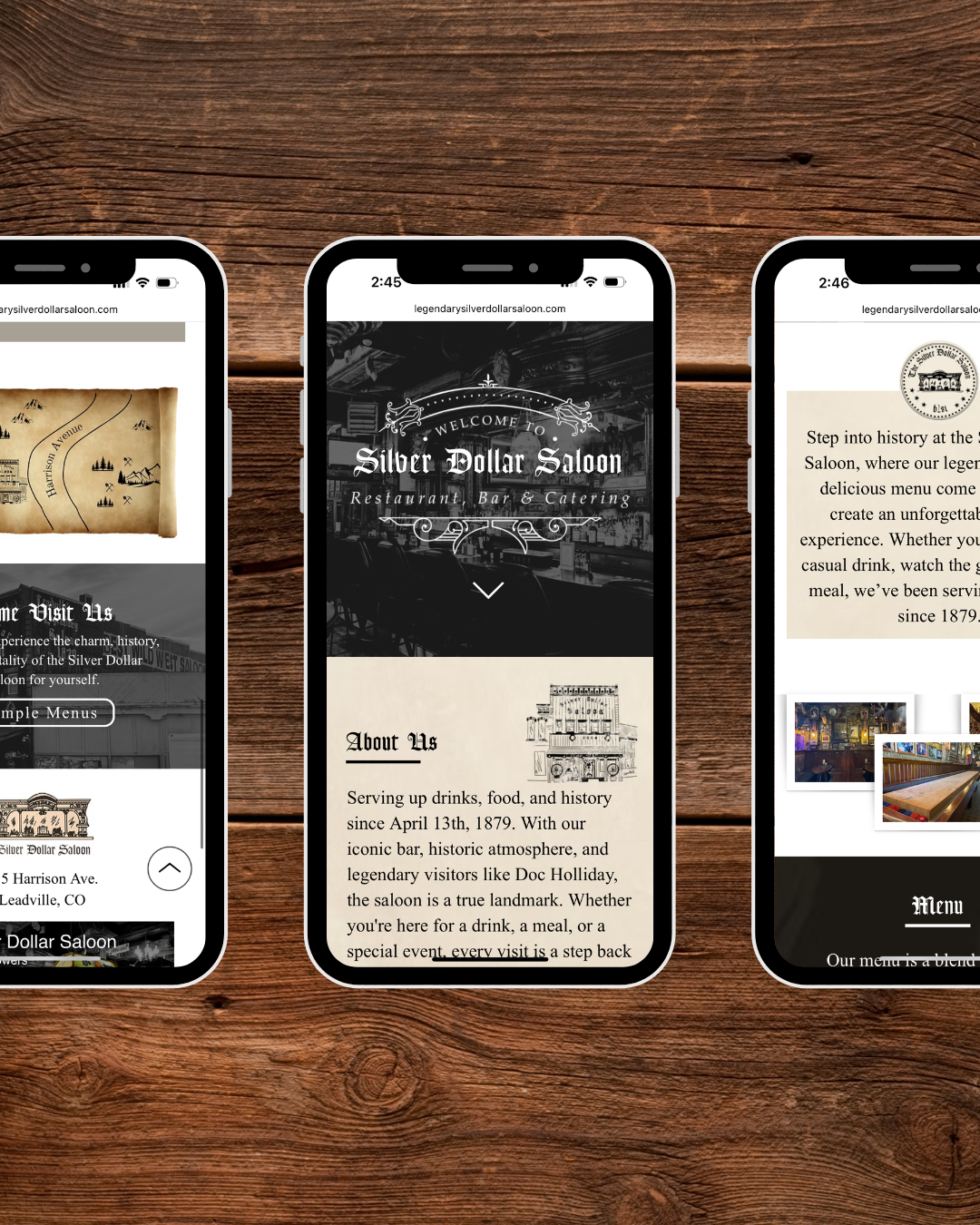 Website layout design for a service provider built on Wix or Squarespace with clear messaging and user flow
