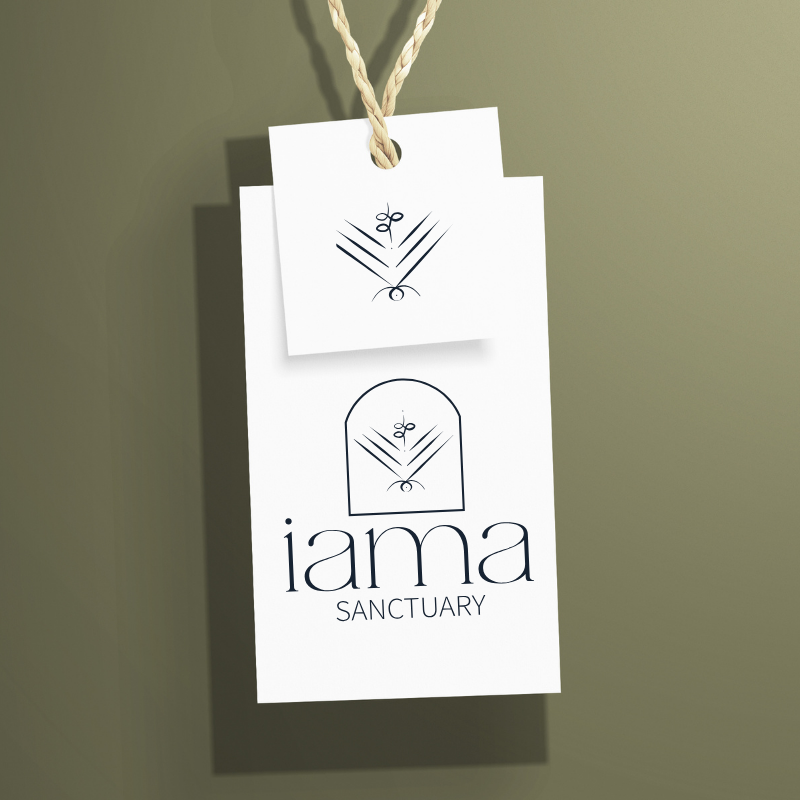 Custom brand identity design including logo, color palette, and typography for a service based business