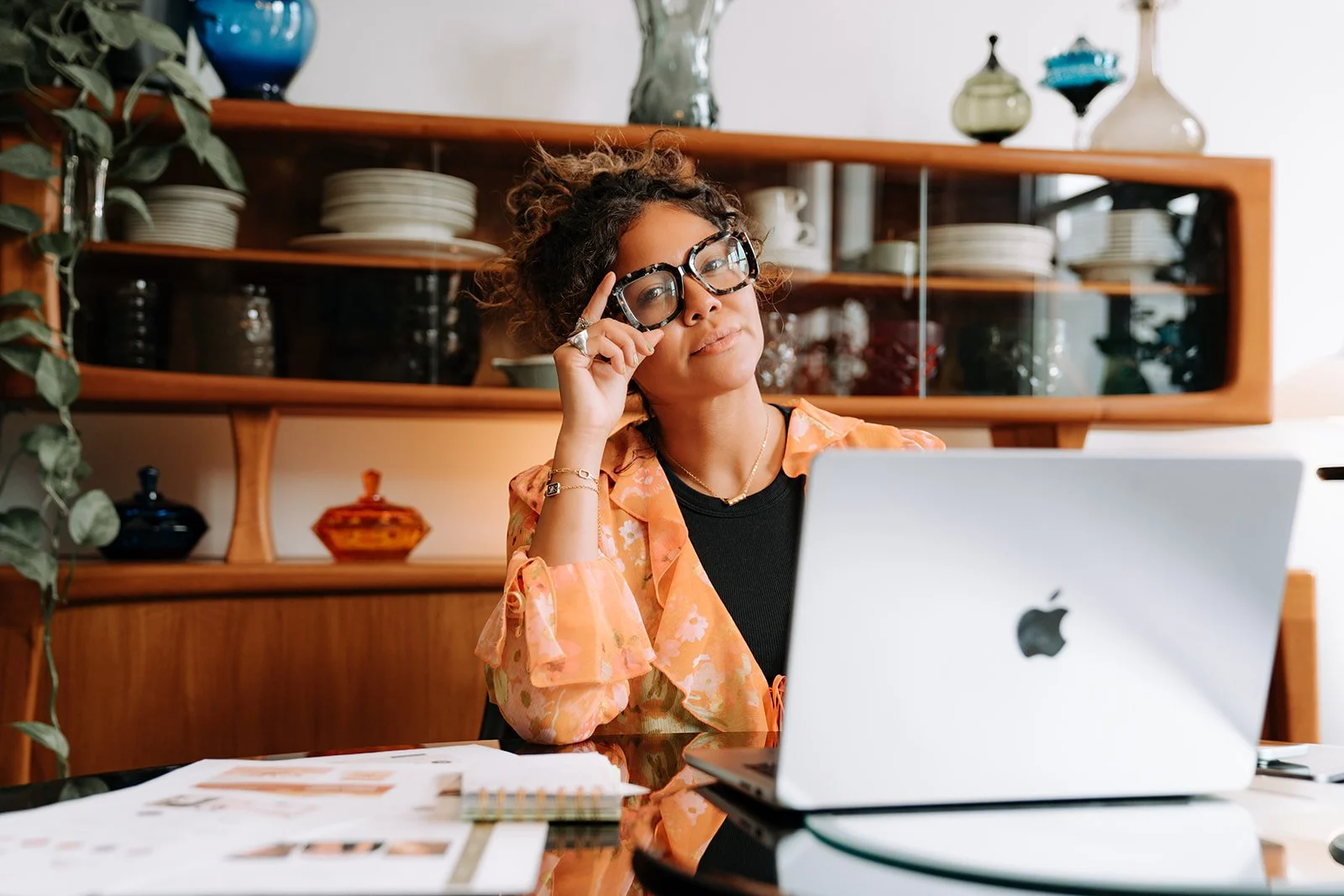 Web designer working on a Wix and Squarespace website focused on strategy, messaging, and client experience