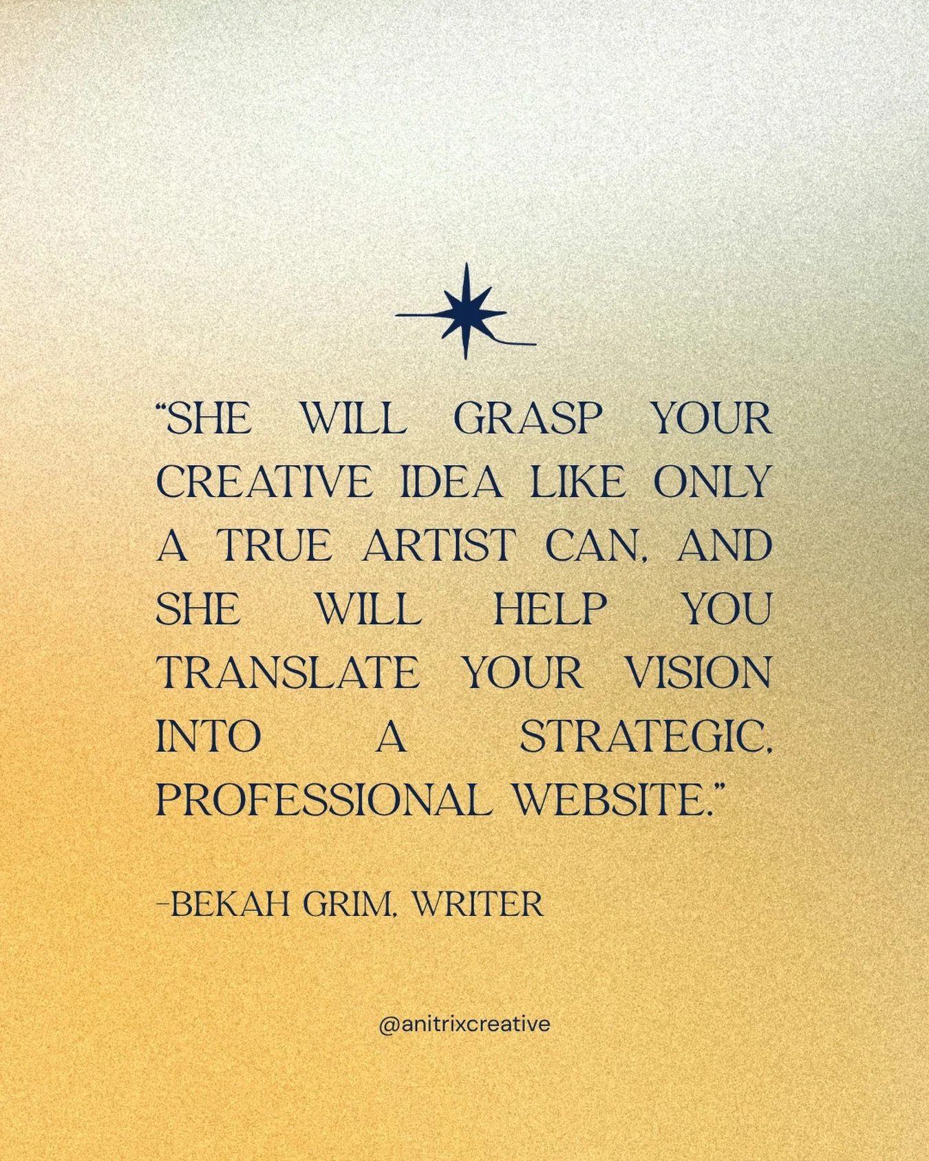 This one was really affirming 🥹🫶🏽💻

I think one of my biggest value points is being able to take abstract and scattered ideas and turn them into a strategic asset. This client, a fellow artist, thinks that too! 😭🙂&zwj;&harr;️🧡

(Websites for c