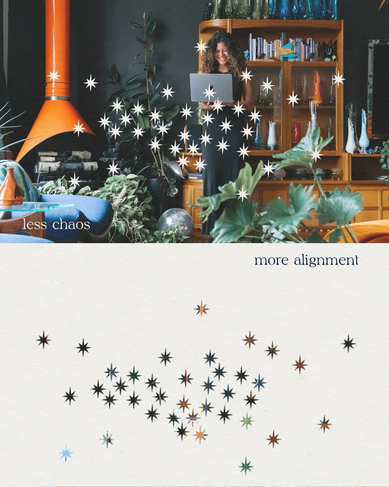 Chaos in an unaligned brand doesn&rsquo;t always look like a mess.⬇️

Sometimes it looks like:
💻a website that doesn&rsquo;t match your Instagram
💻a price sheet that doesn&rsquo;t match your positioning
💻a vibe that changes depending on which plat