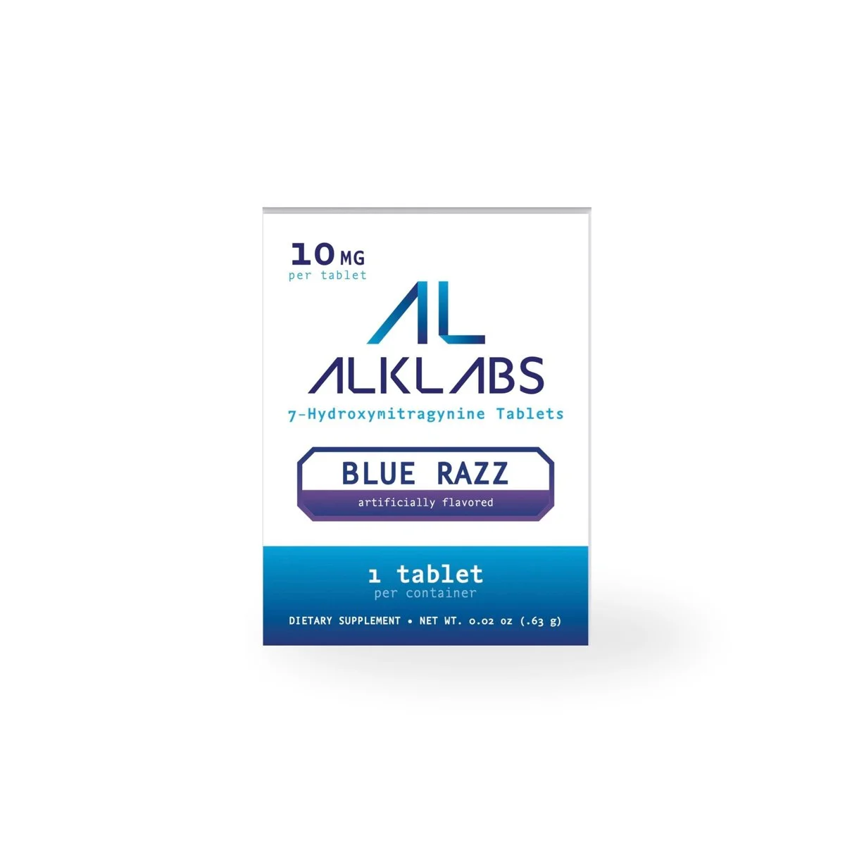 AlkLabs 7- Hydroxymitragynine Blue Razz 10mg Tablet 1ct