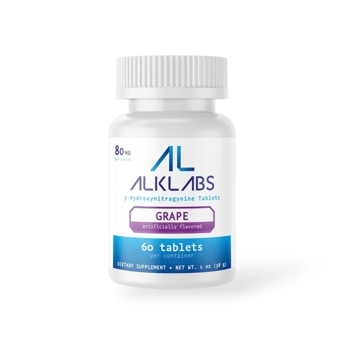 AlkLabs 7- Hydroxymitragynine Grape 80mg Tablet 60ct