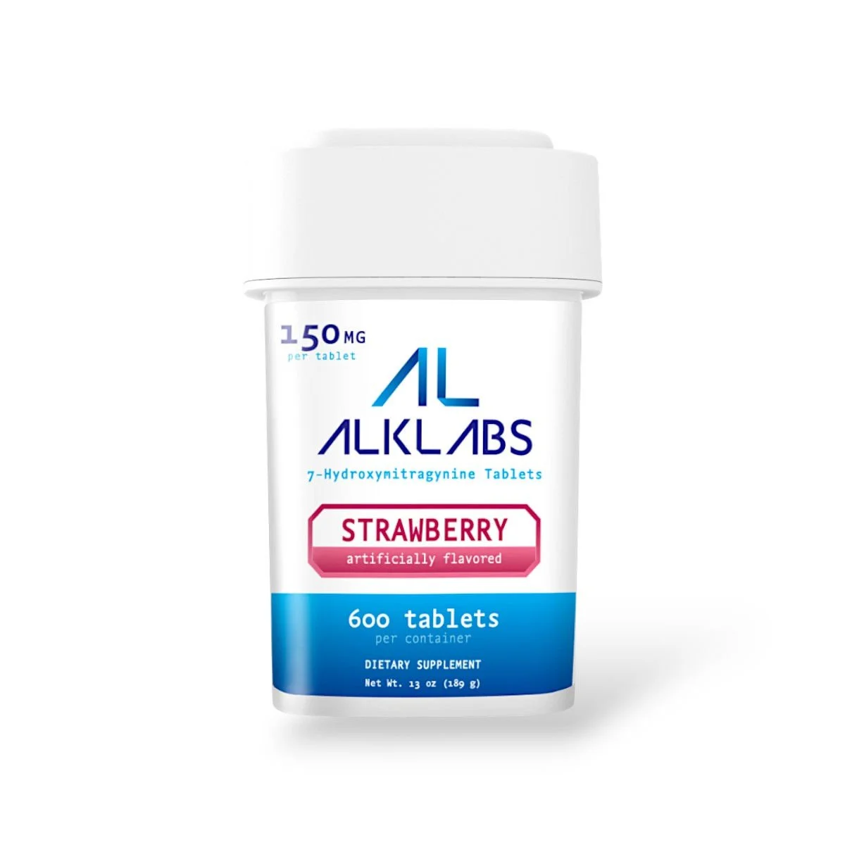 AlkLabs 7- Hydroxymitragynine Strawberry 150mg Tablet 600ct
