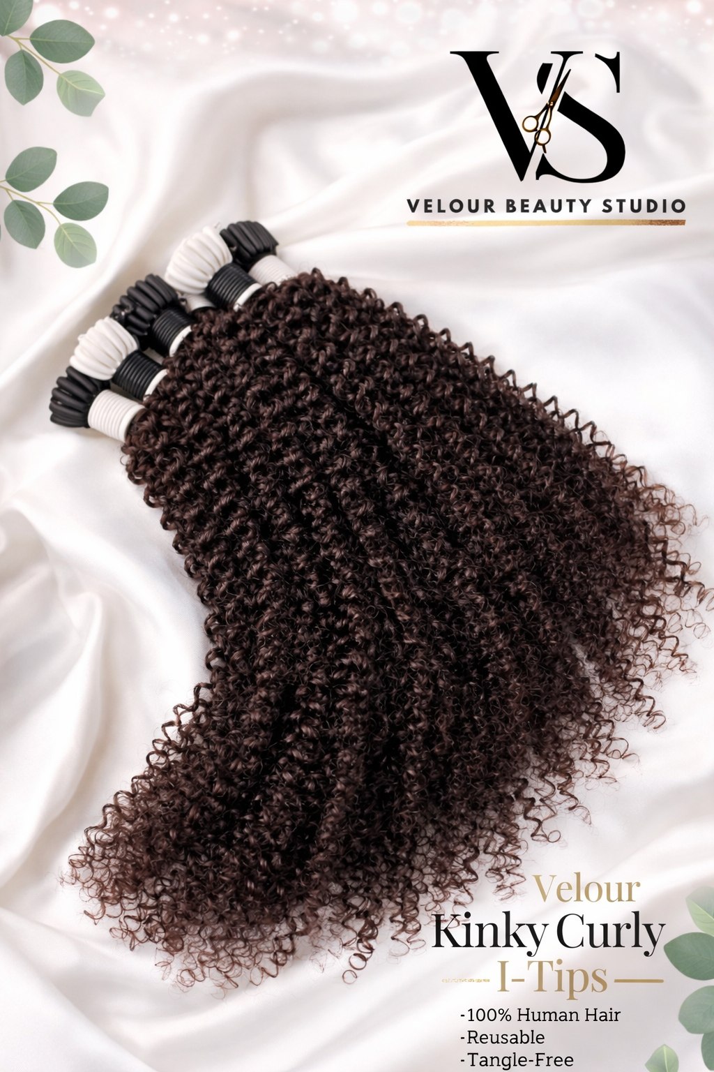 Kinky Curly I-Tip Hair