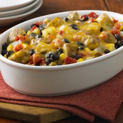 Southwest Cheesy Potato Bowl (Busy Mom Version – 3 WW Points)